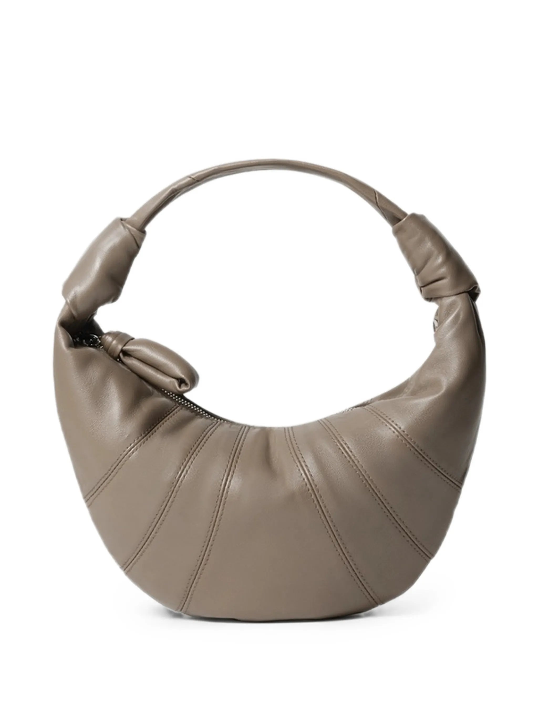 mini Fortune Croissant bag in leather