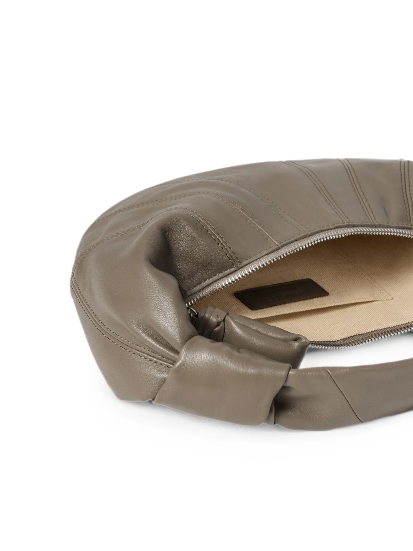 mini Fortune Croissant bag in leather