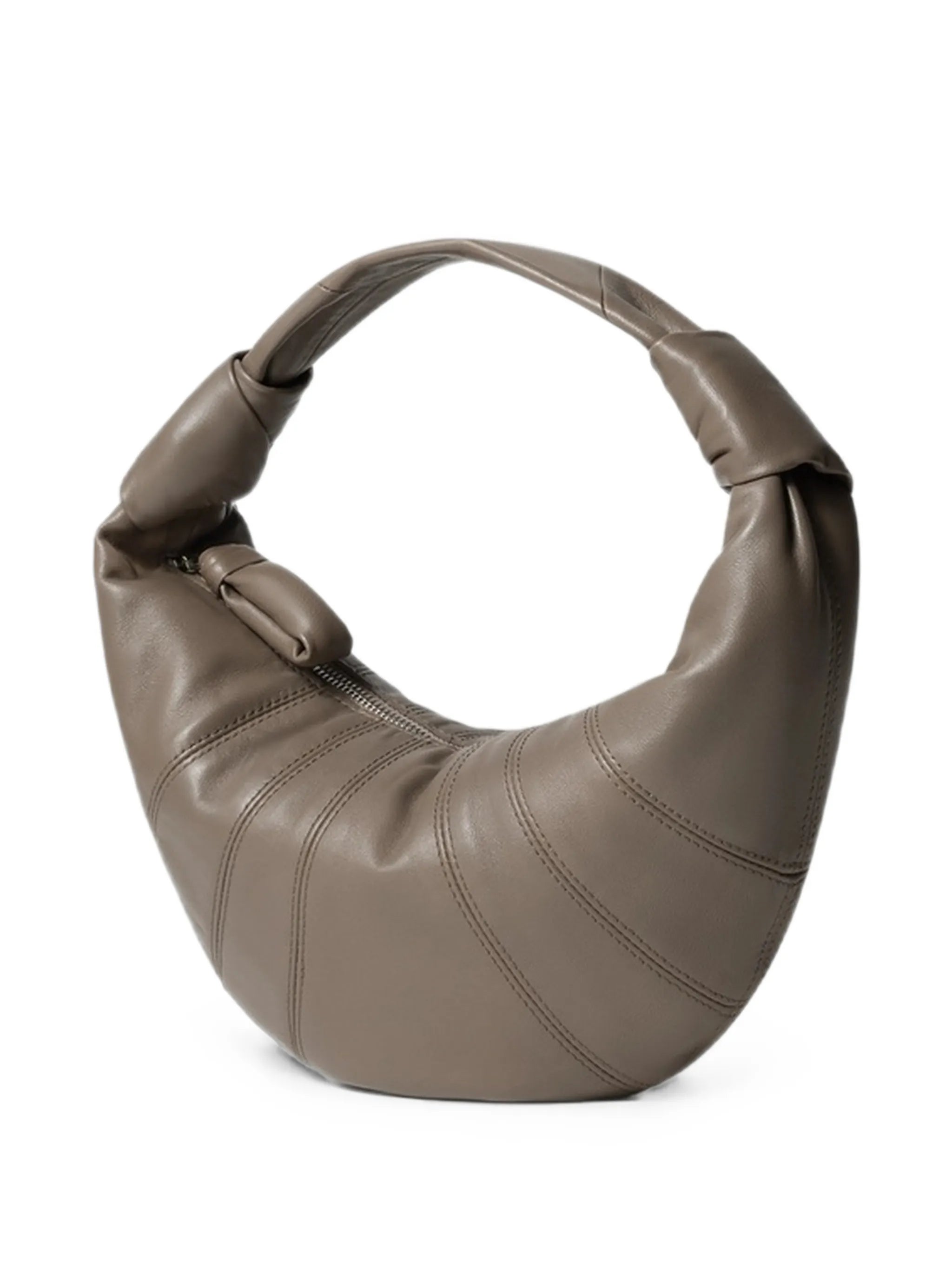 mini Fortune Croissant bag in leather