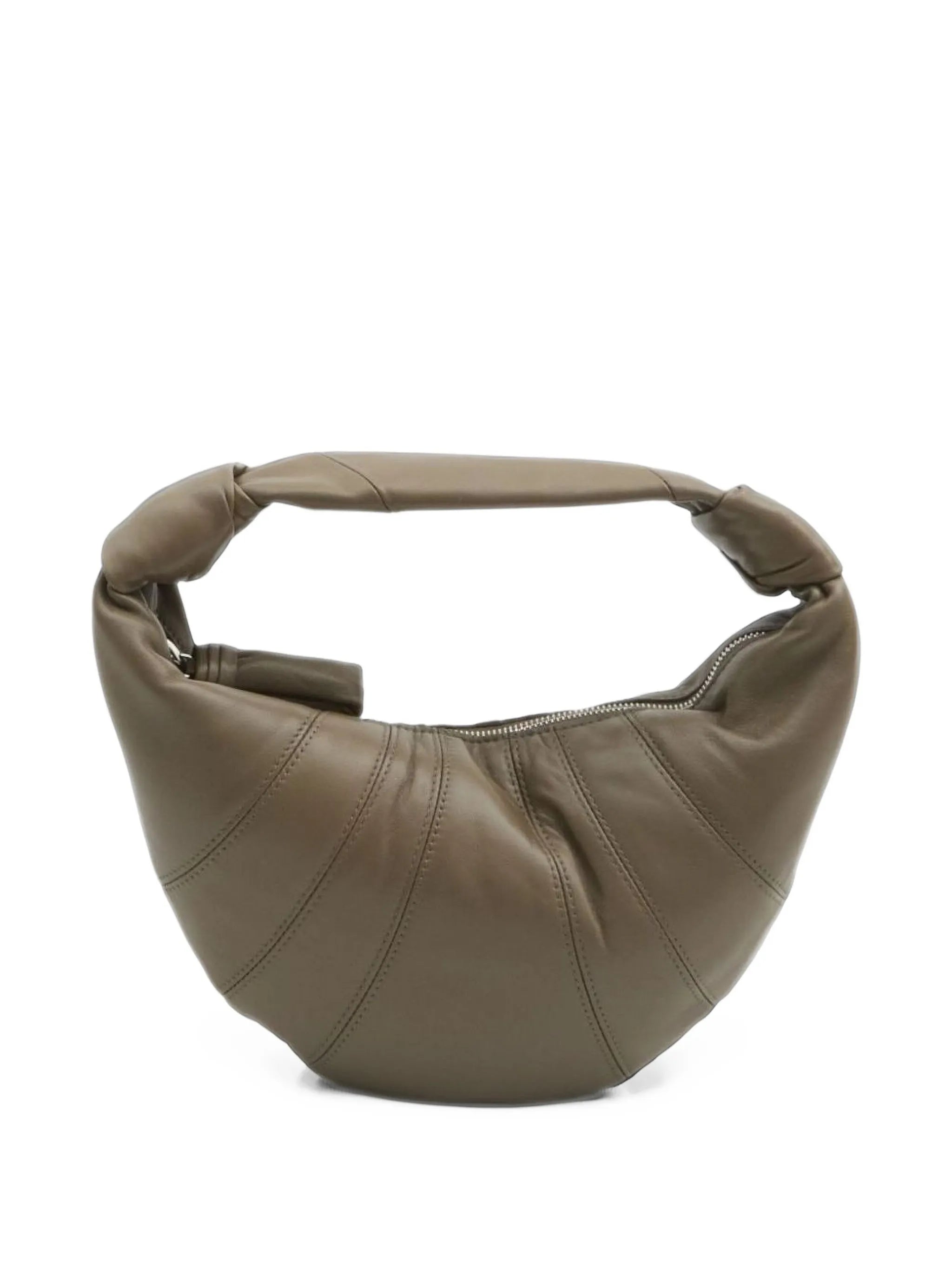 mini Fortune Croissant bag in leather