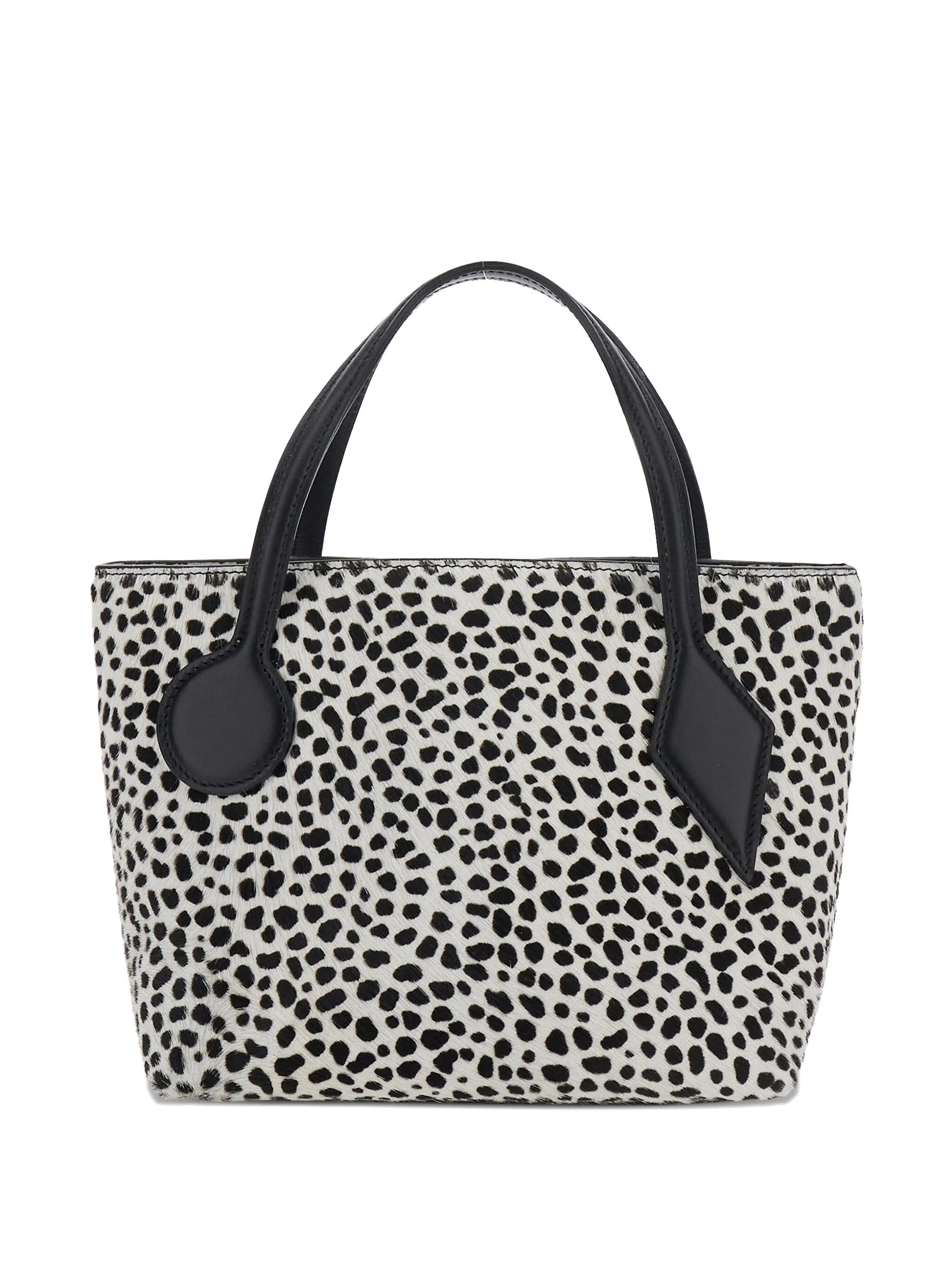 mini dalmatian-print tote bag