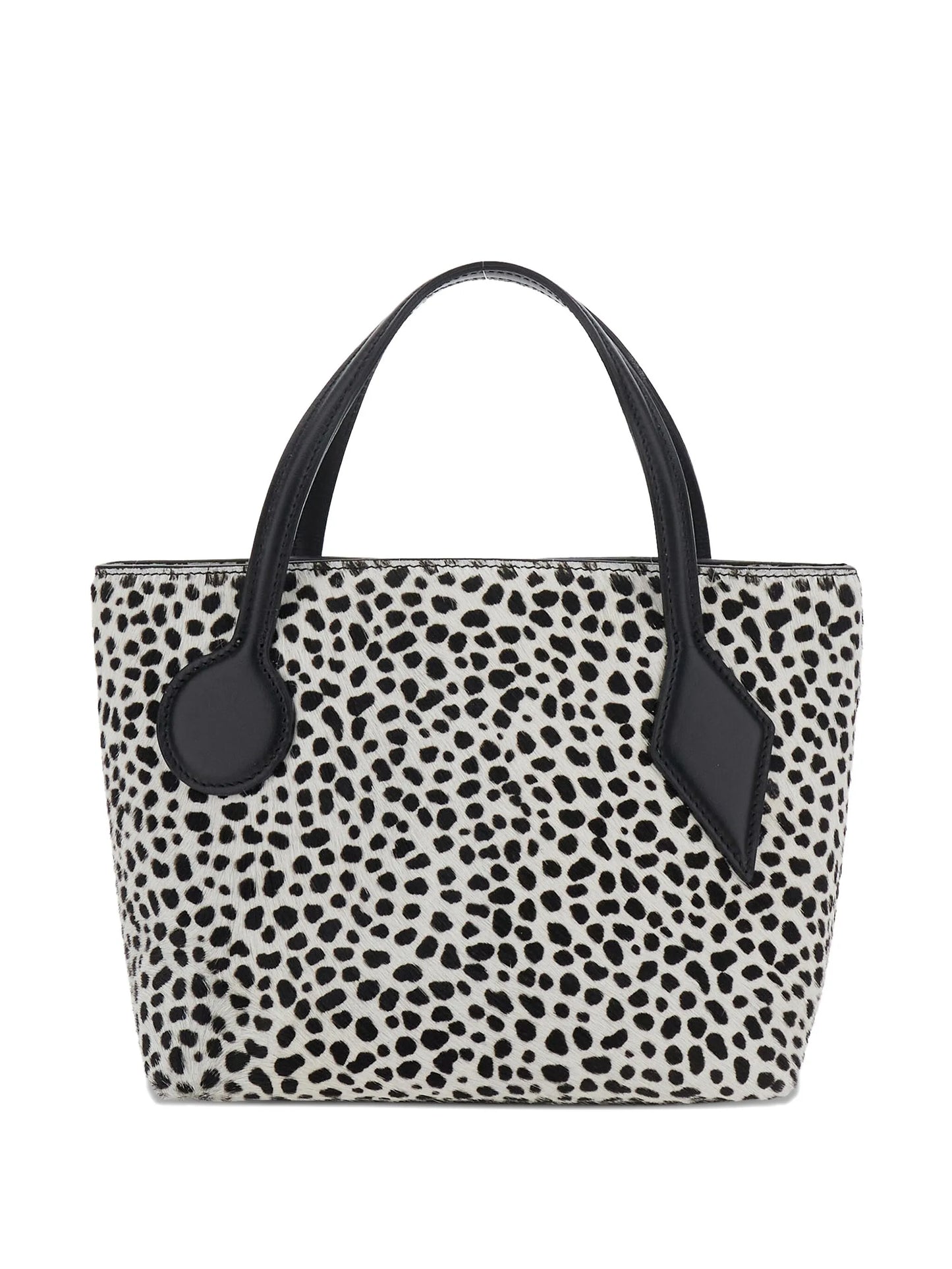 mini dalmatian-print tote bag