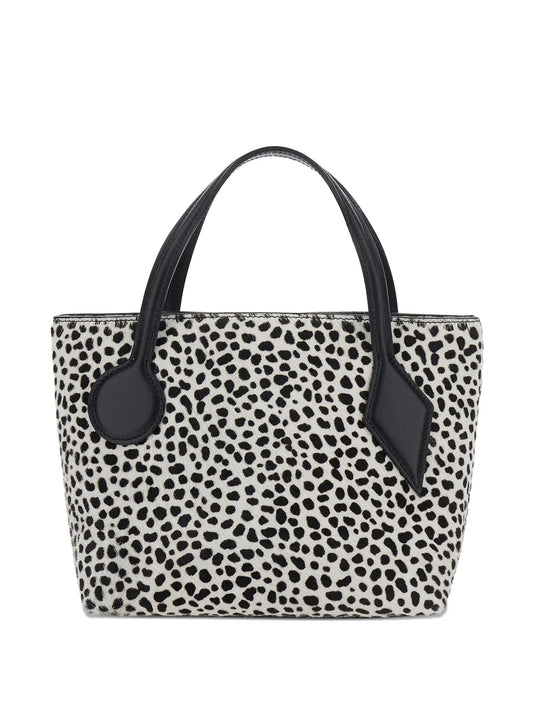 mini dalmatian-print tote bag