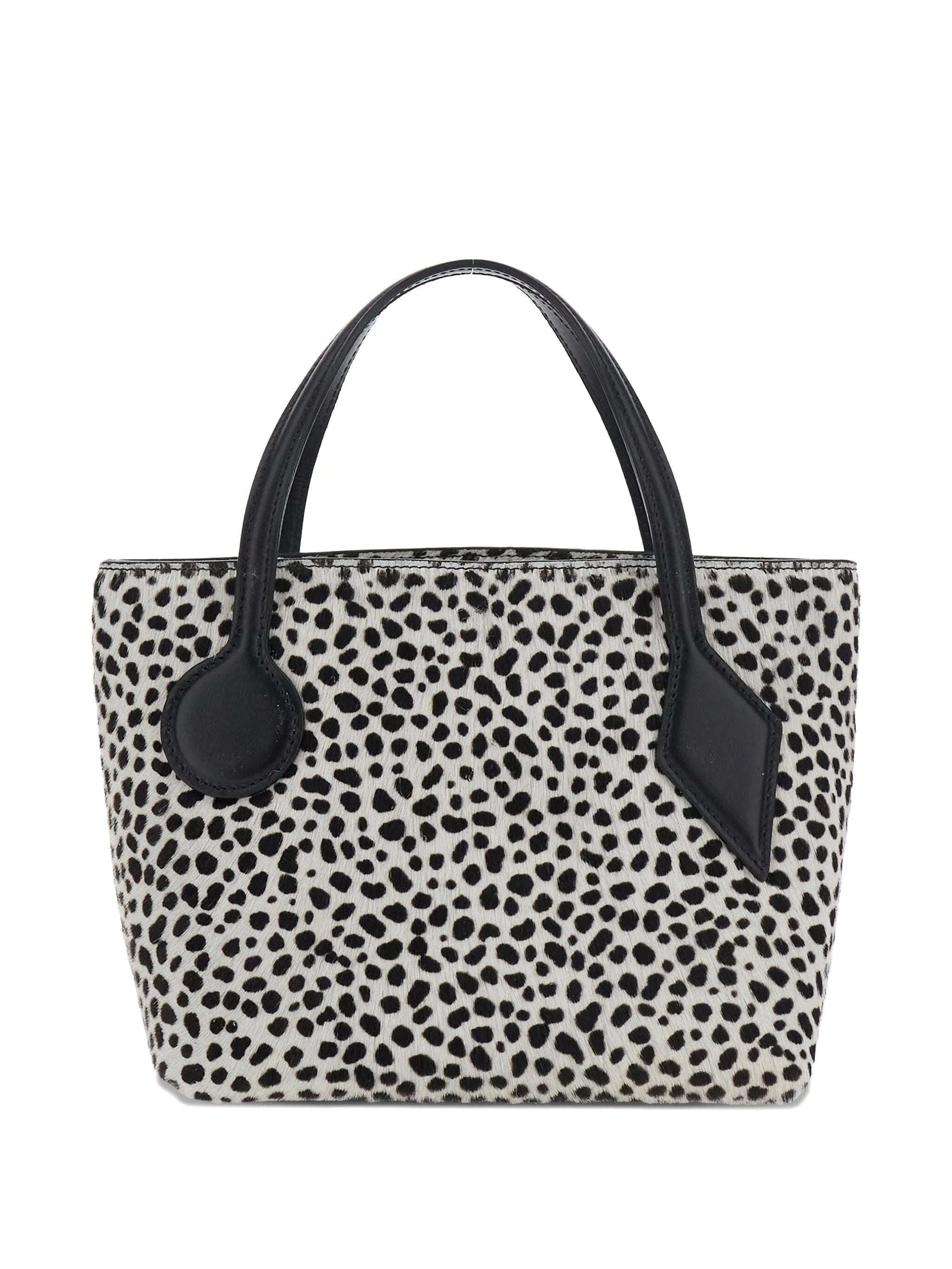 mini dalmatian-print tote bag