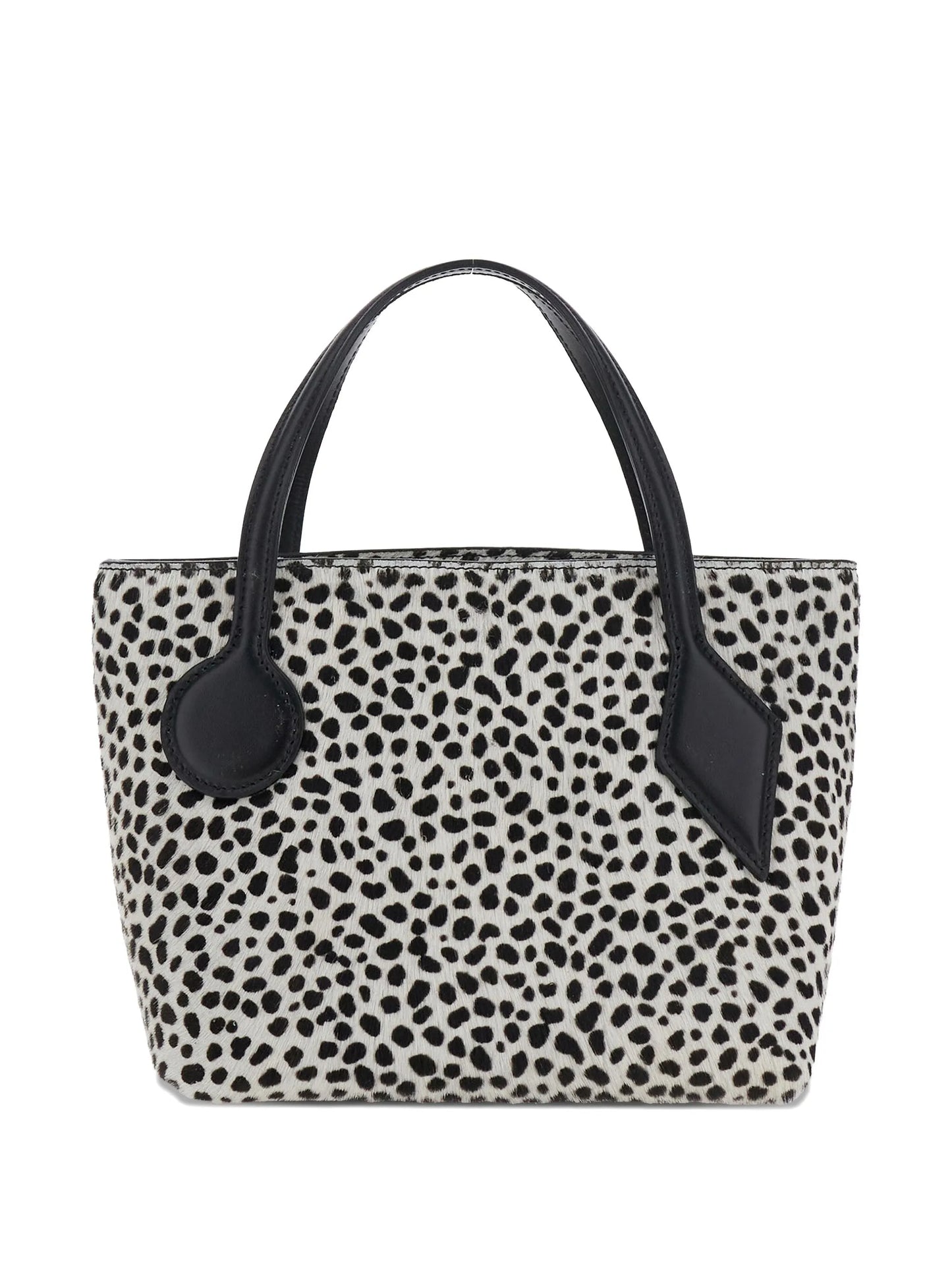 mini dalmatian-print tote bag