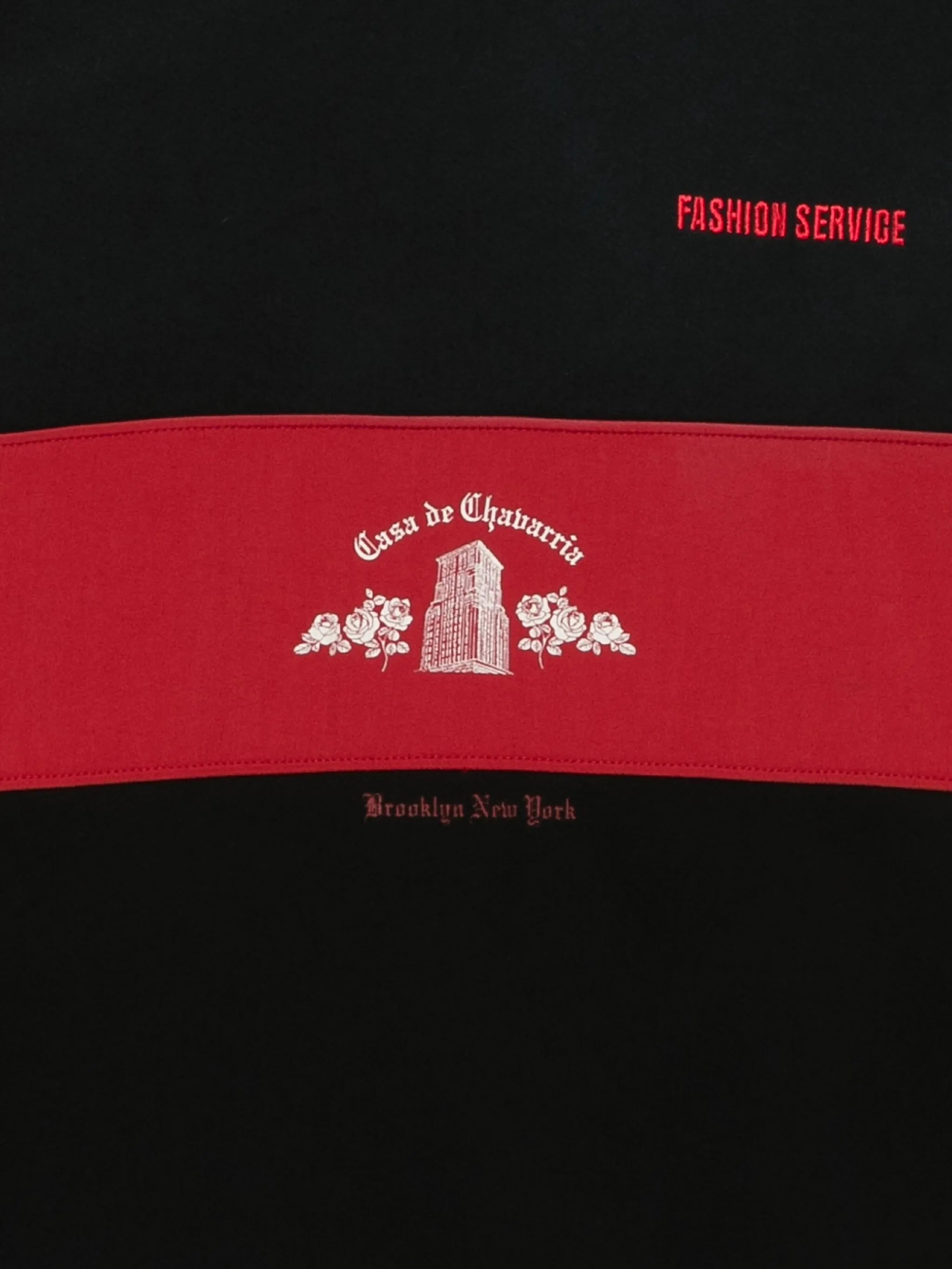 colourblock mock-neck sweater