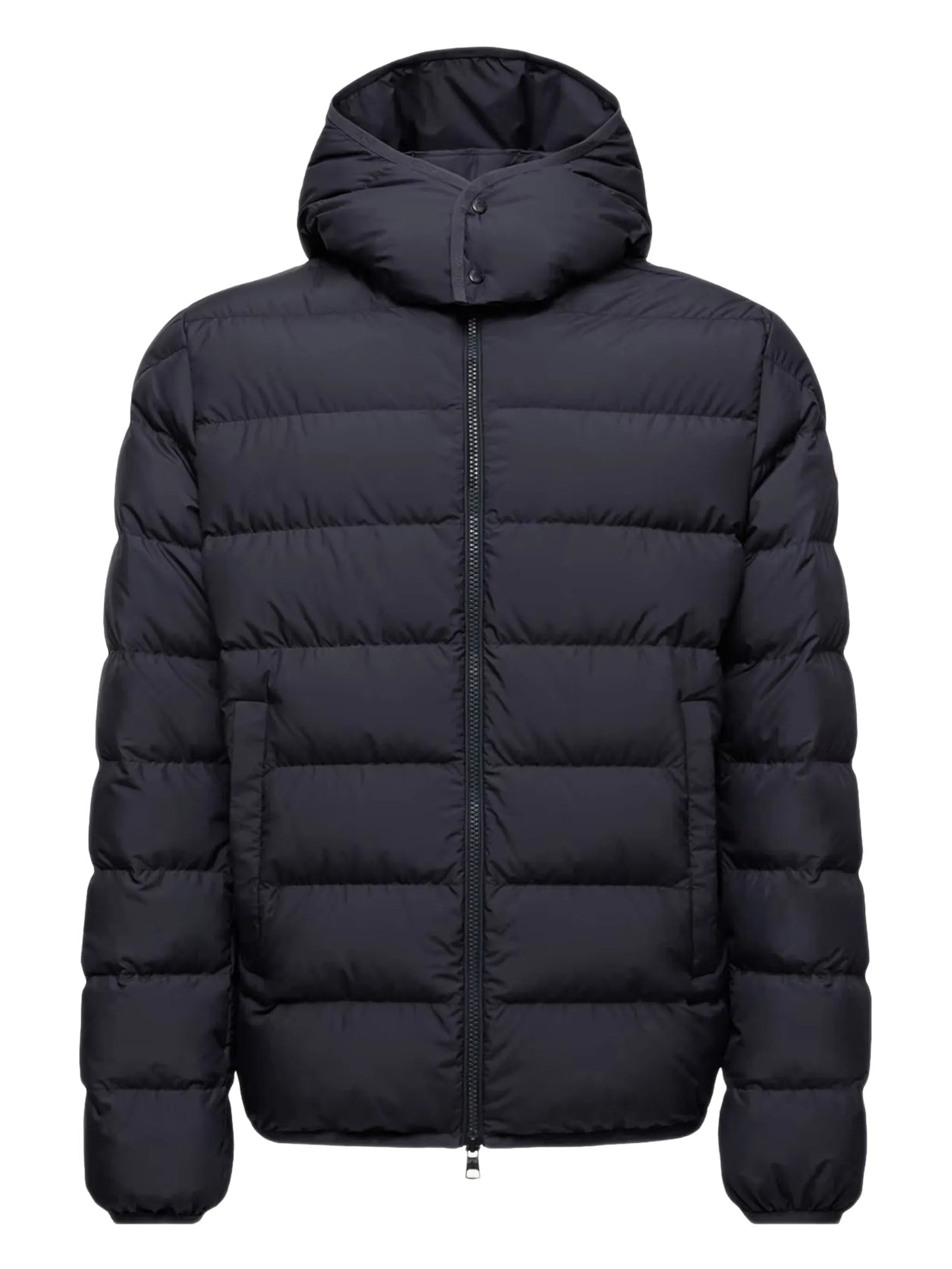 hooded quilted jacket