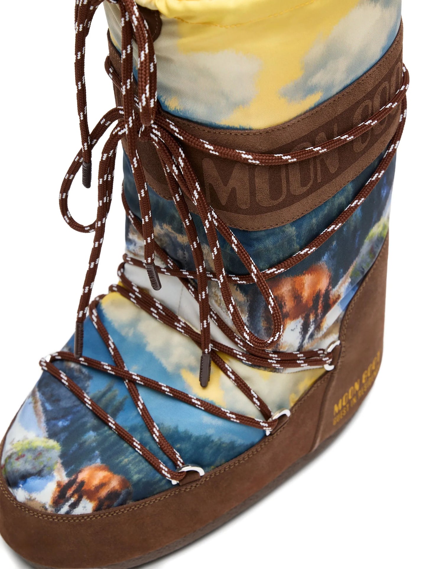 x Guest In Residence landscape-print boots
