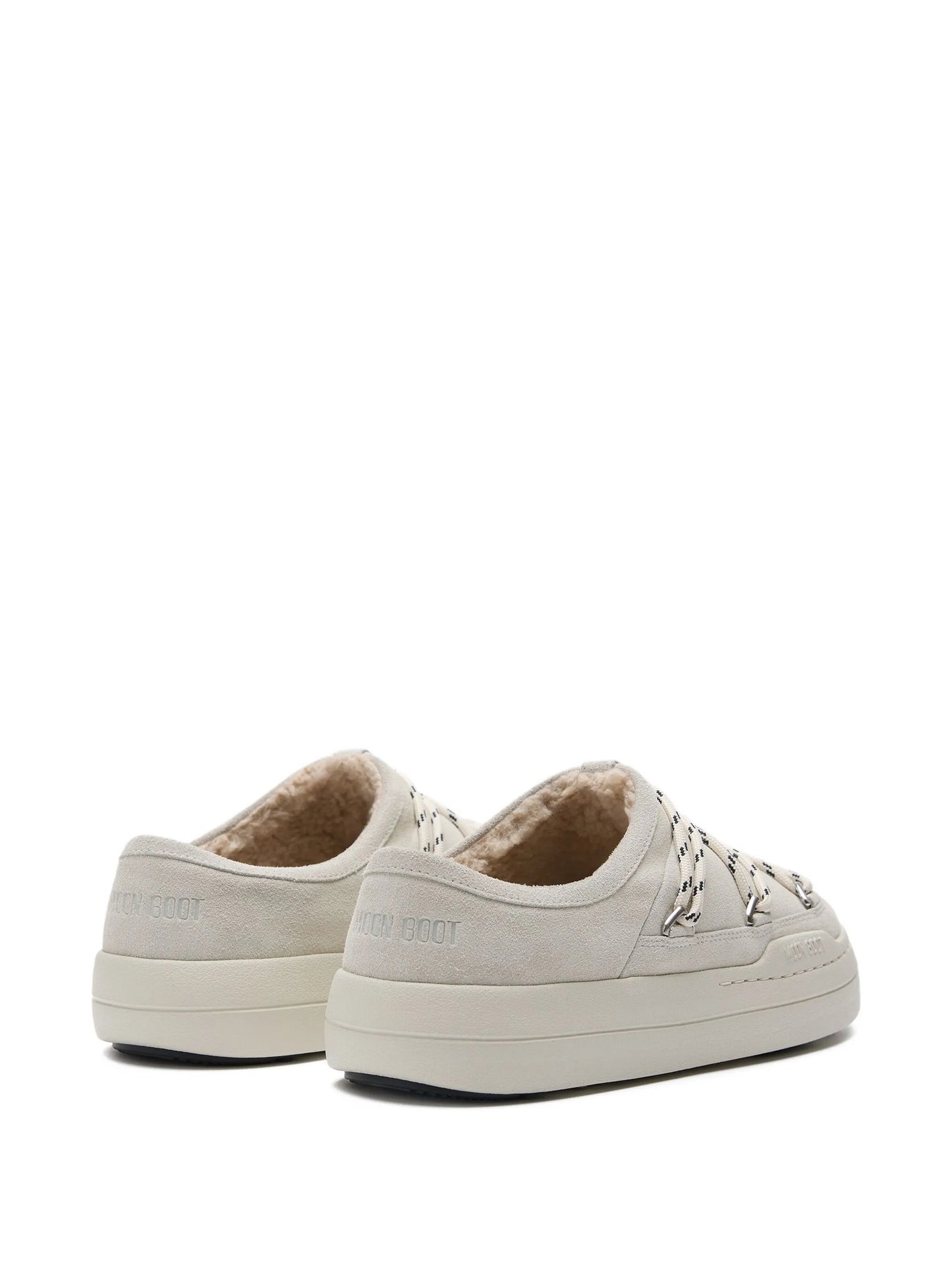 Park lace-up shearling slip-ons
