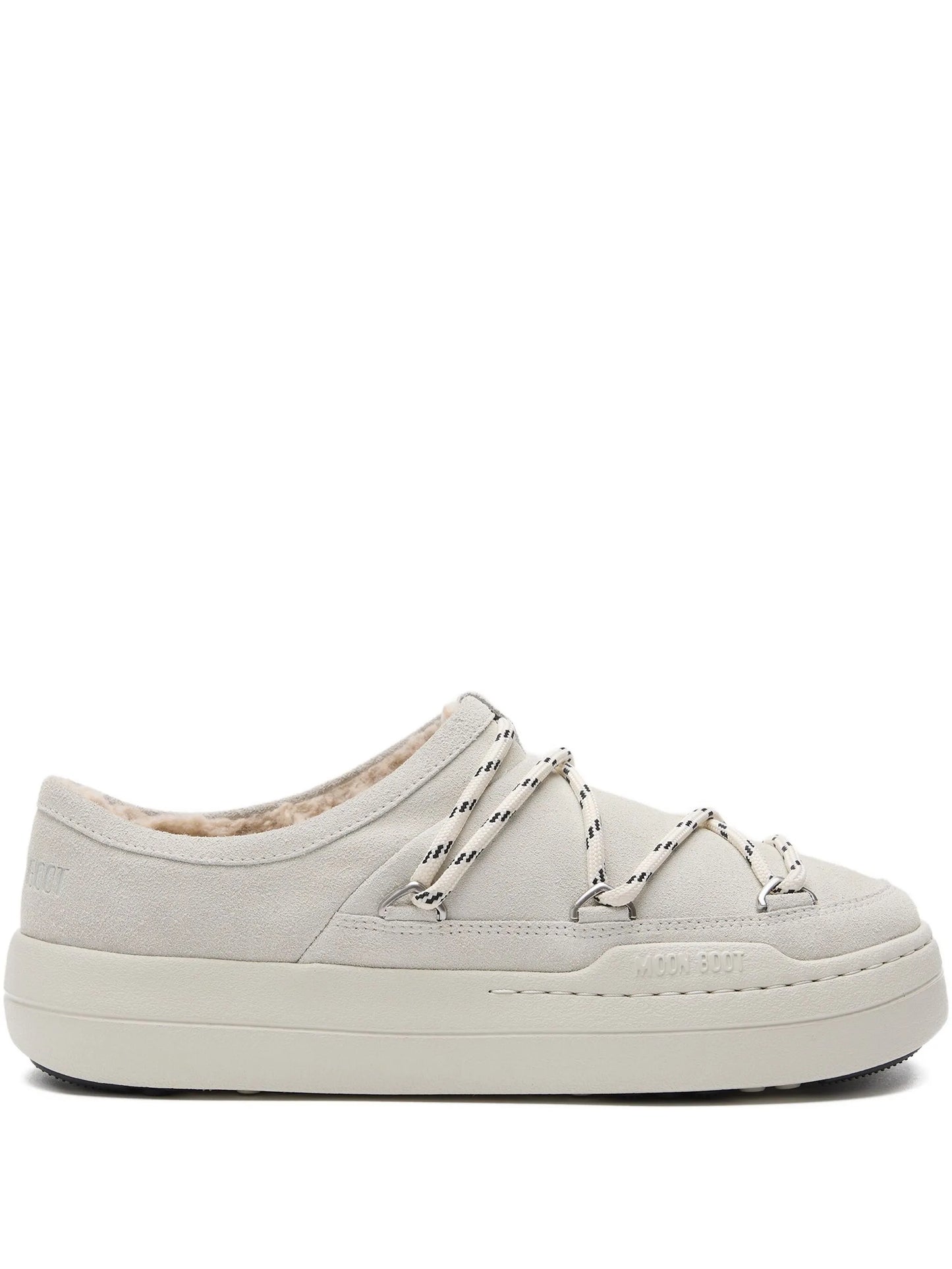 Park lace-up shearling slip-ons
