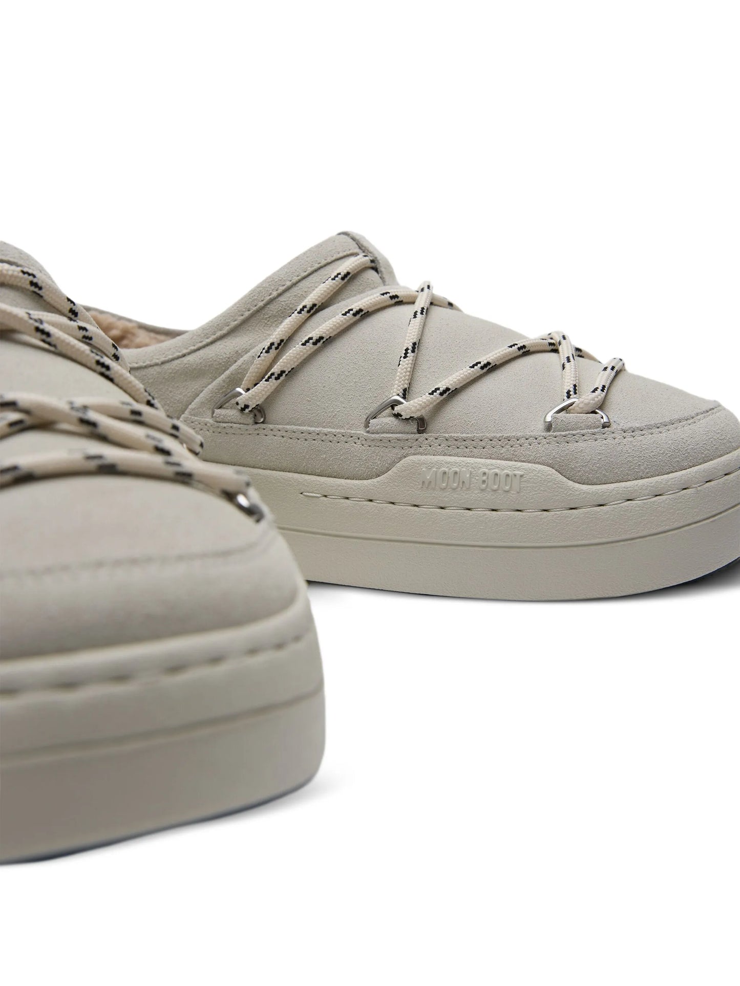 Park lace-up shearling slip-ons