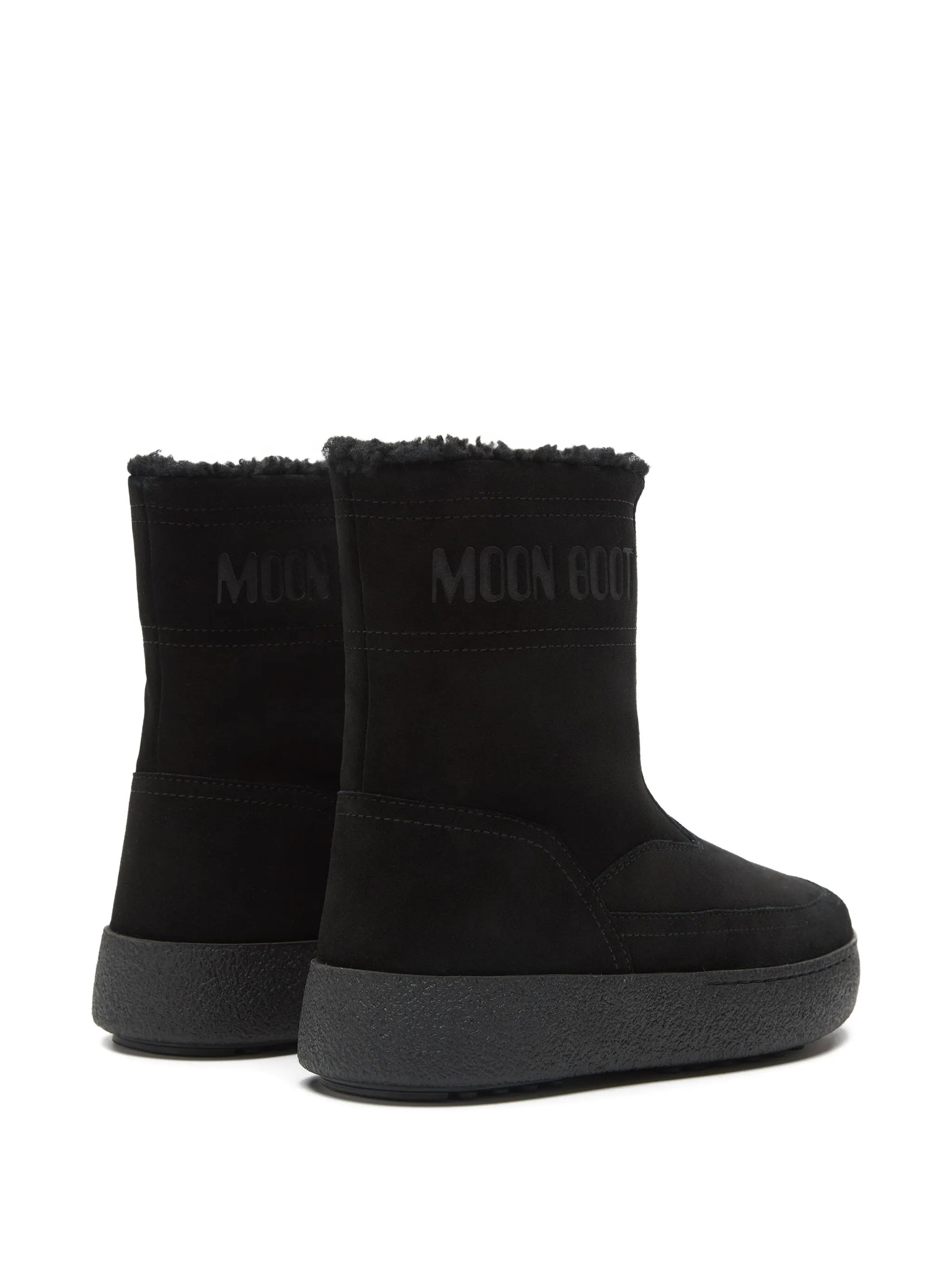 LTrack Lara zip-front shearling boots
