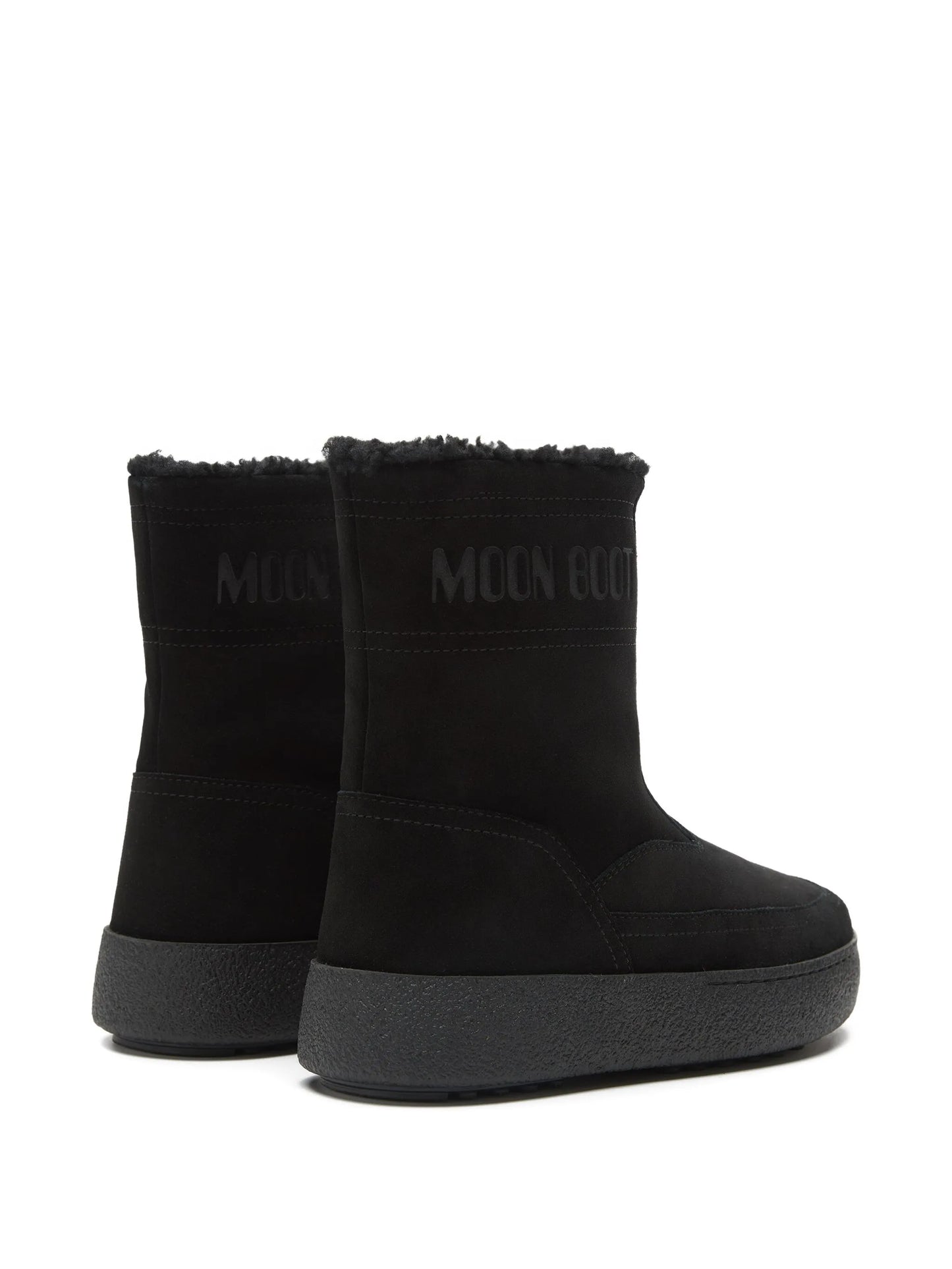 LTrack Lara zip-front shearling boots