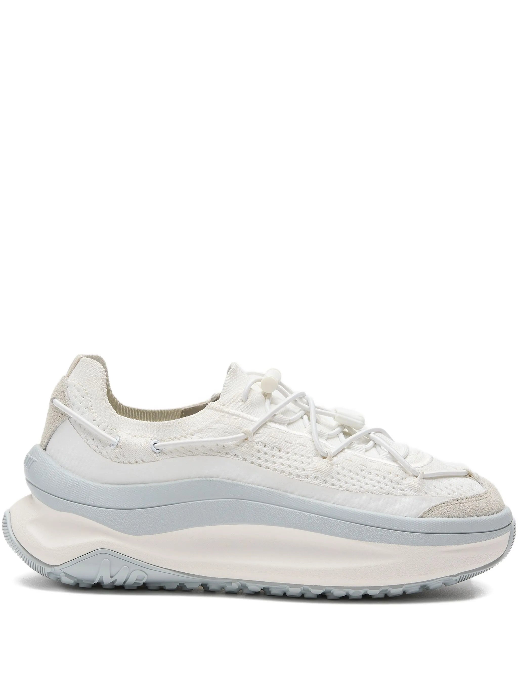 lace-up knitted sneakers