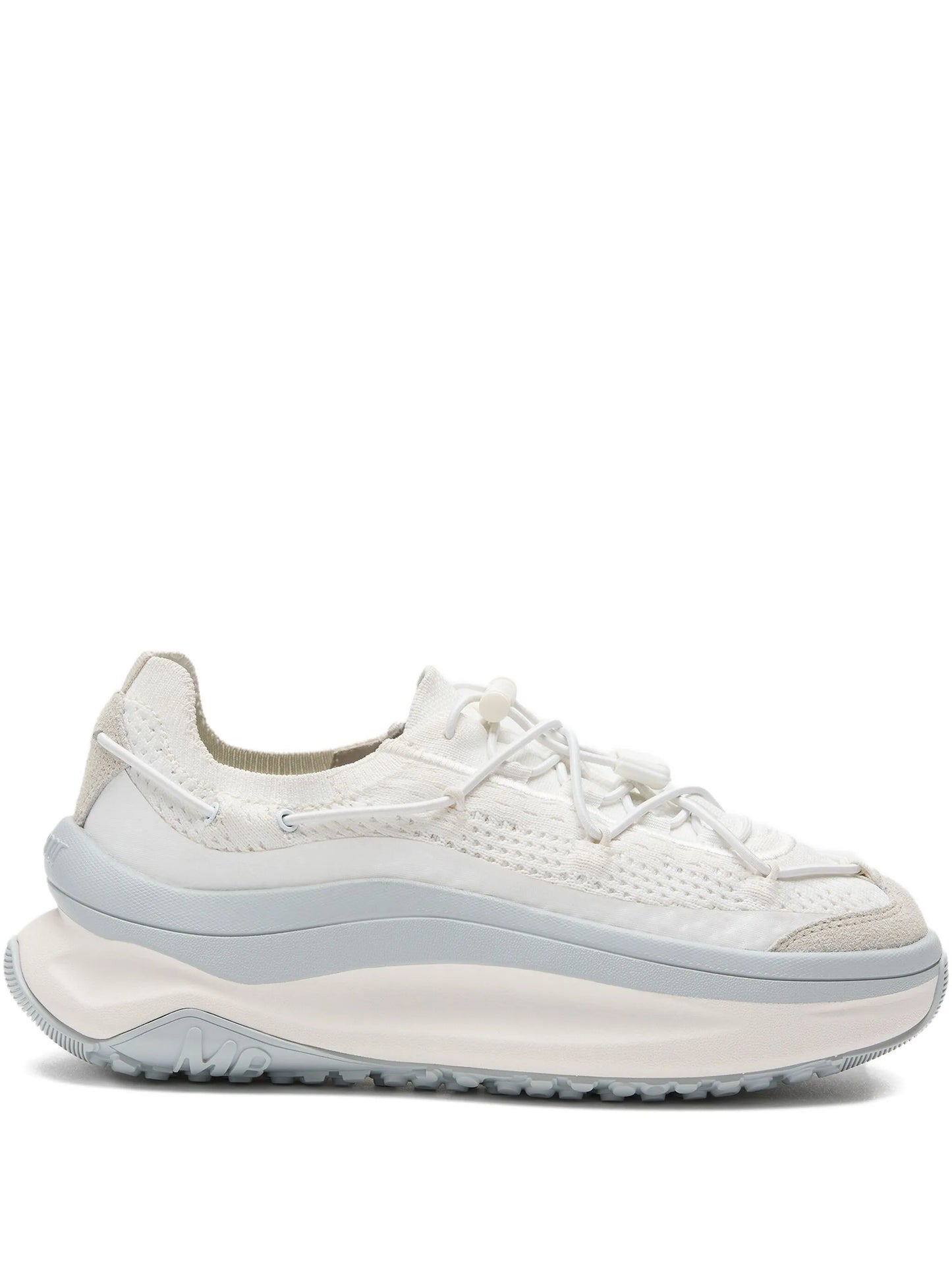 lace-up knitted sneakers