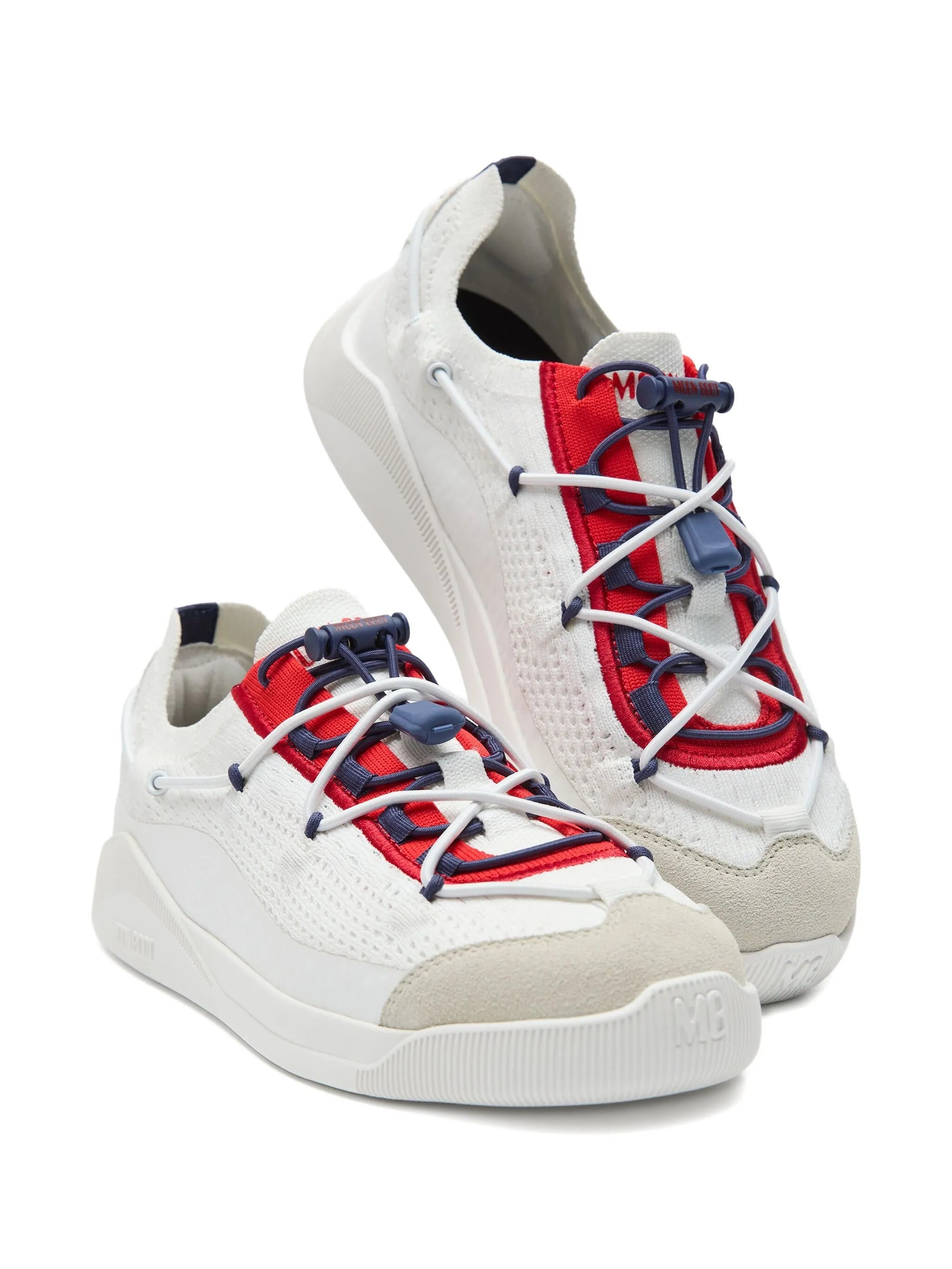 Moonlight knitted lace-up low-top sneakers