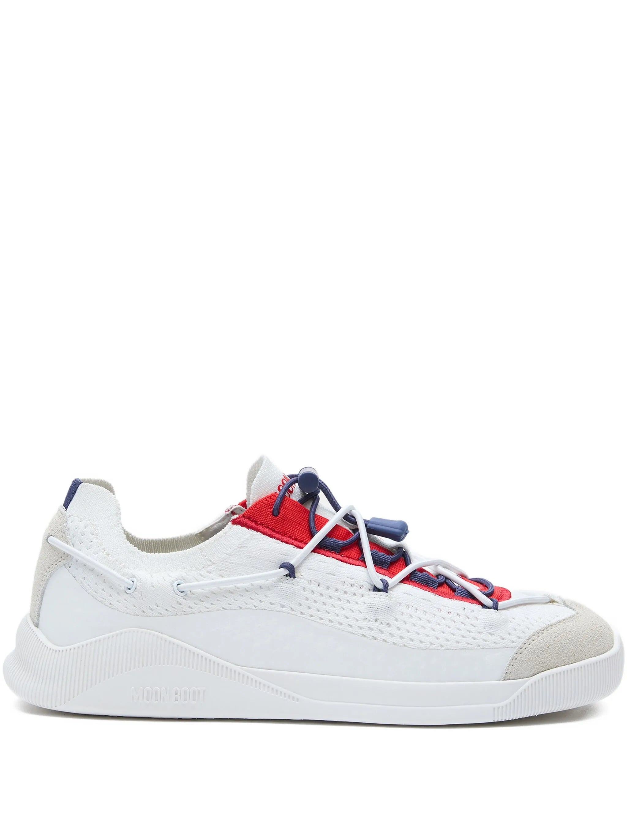 Moonlight knitted lace-up low-top sneakers