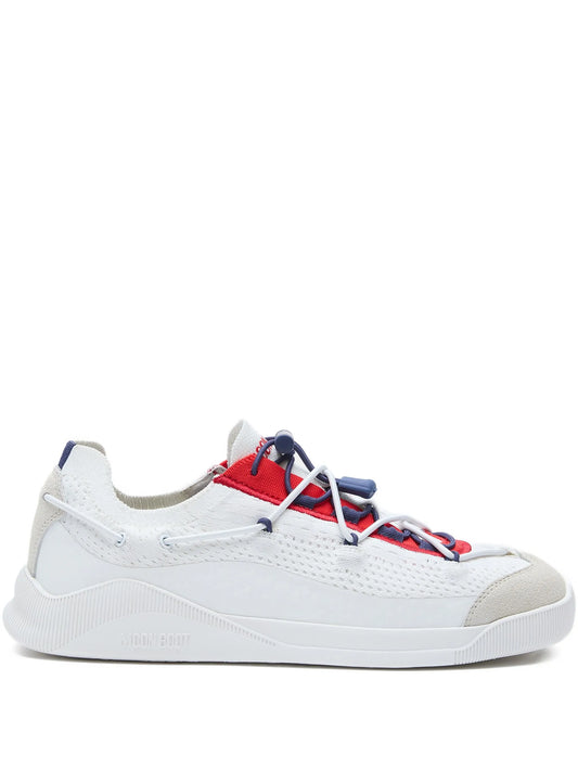 Moonlight knitted lace-up low-top sneakers