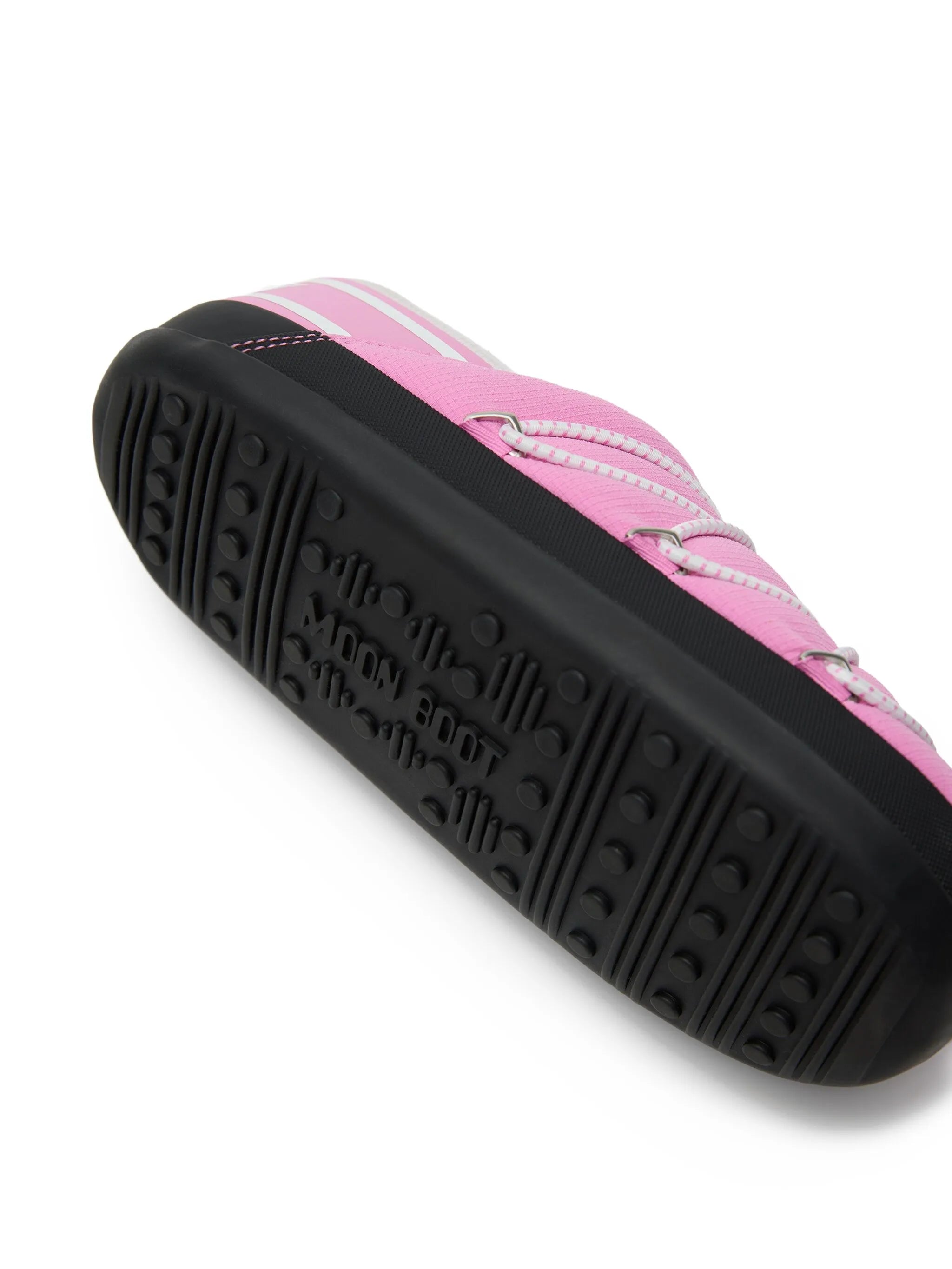 slip-on lace-up slippers