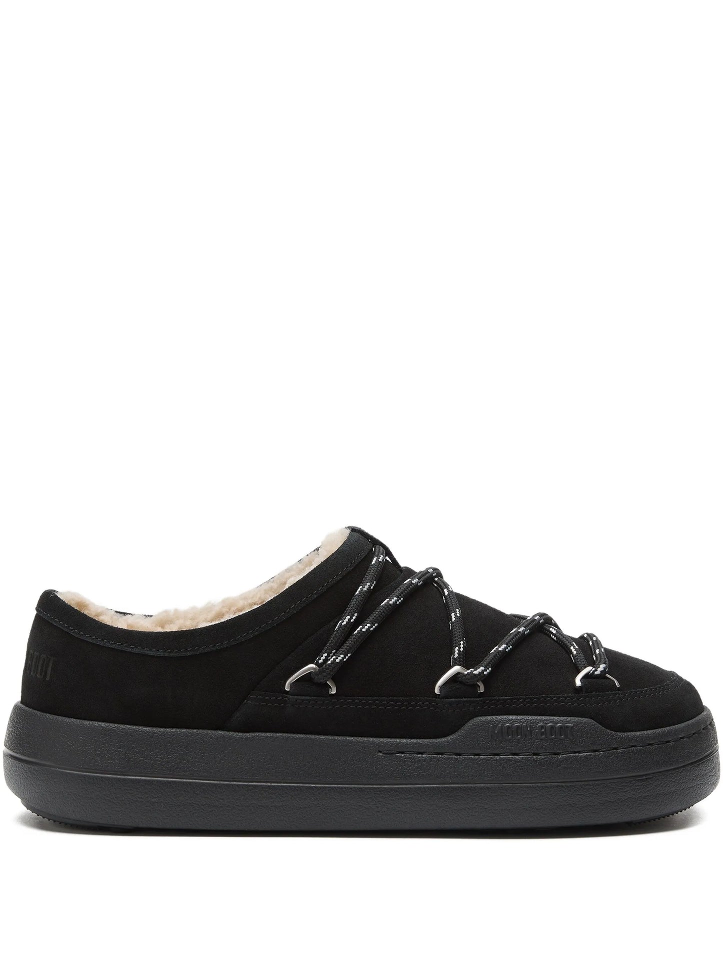 Park lace-detail shearling slippers