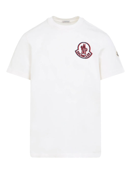 logo-patch cotton T-shirt