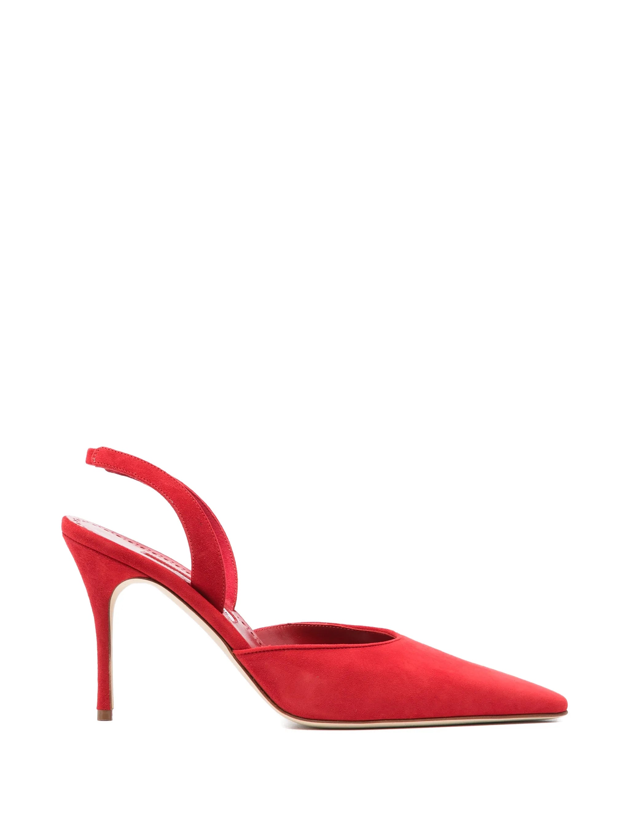 Borelapla suede slingback pumps