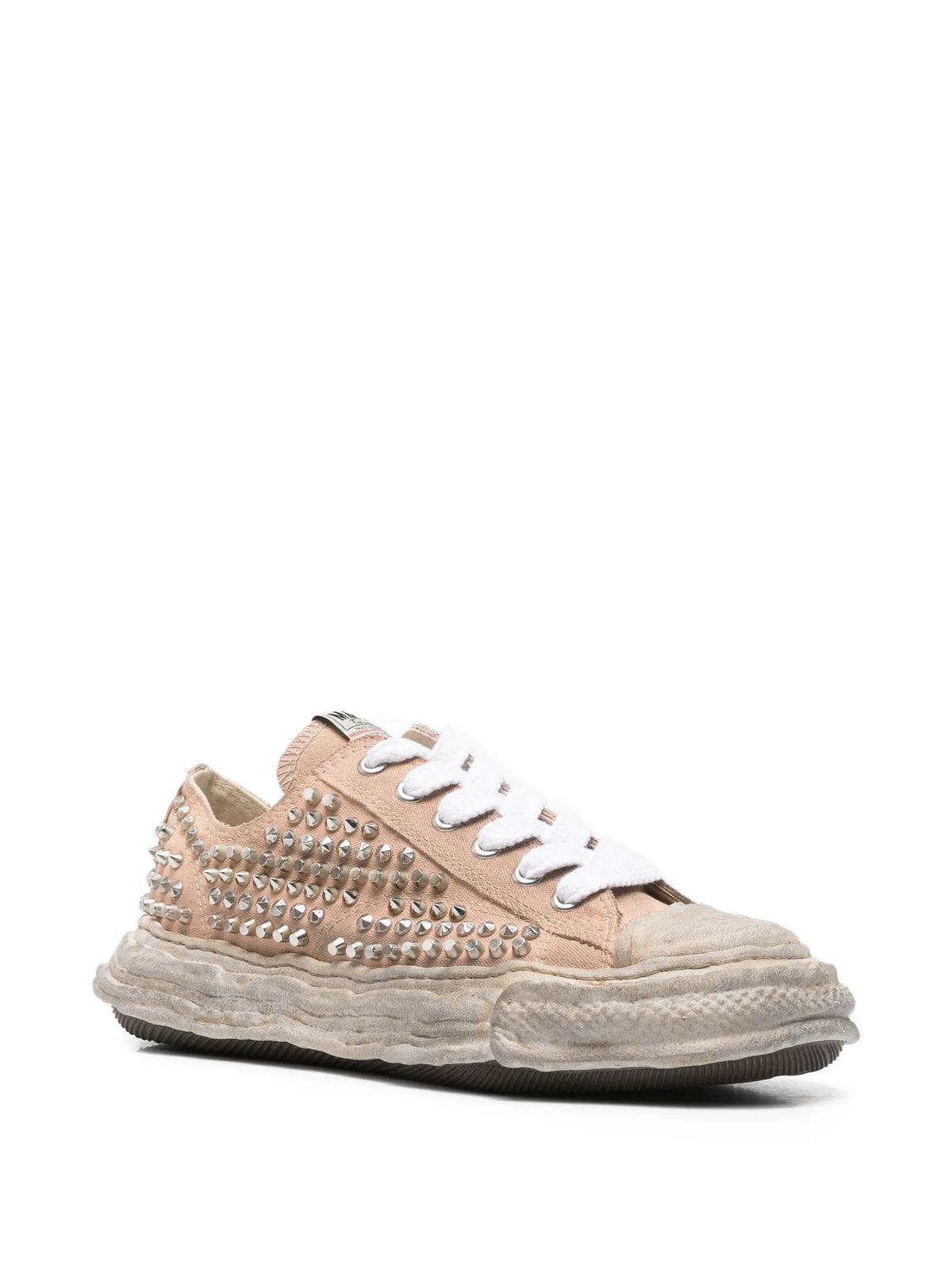 (exclusive edition) "PETERSON23"OG sole studded canvas low-top sneakers