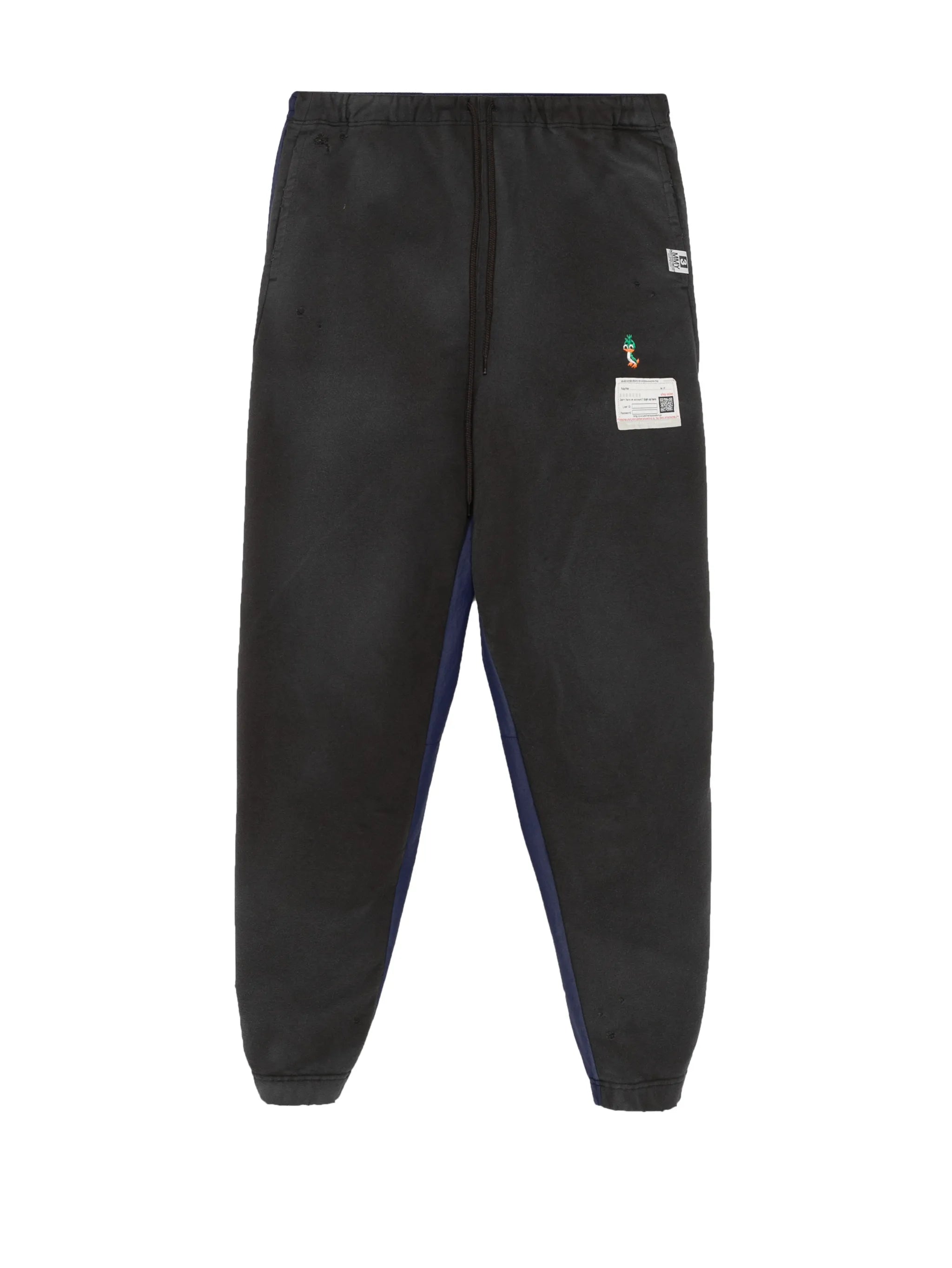 patch-detail track pants