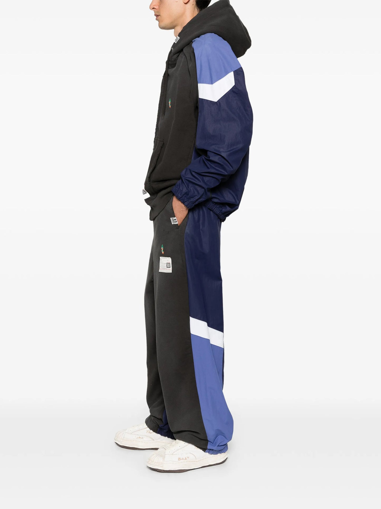 patch-detail track pants