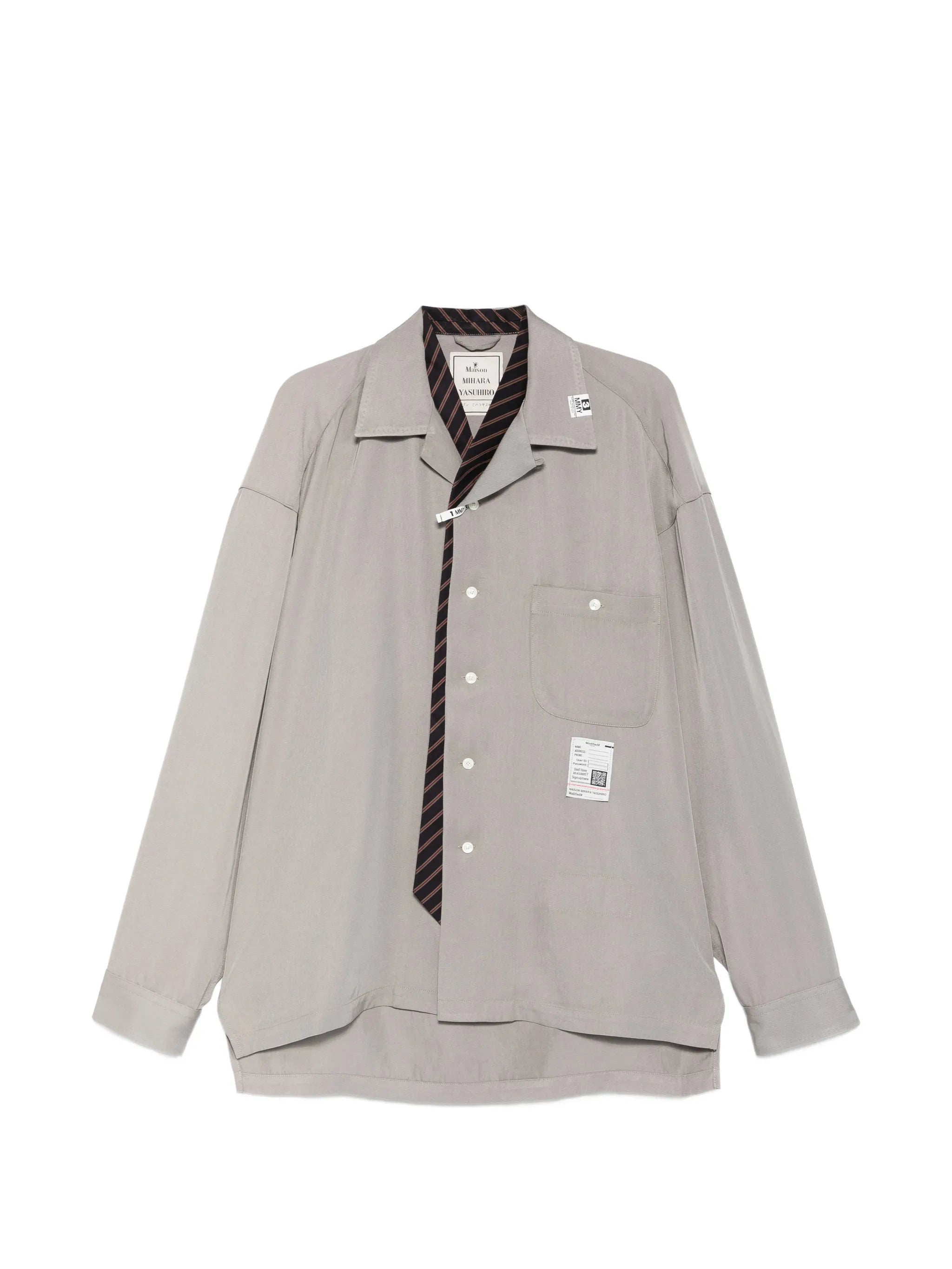 logo-patch shirt