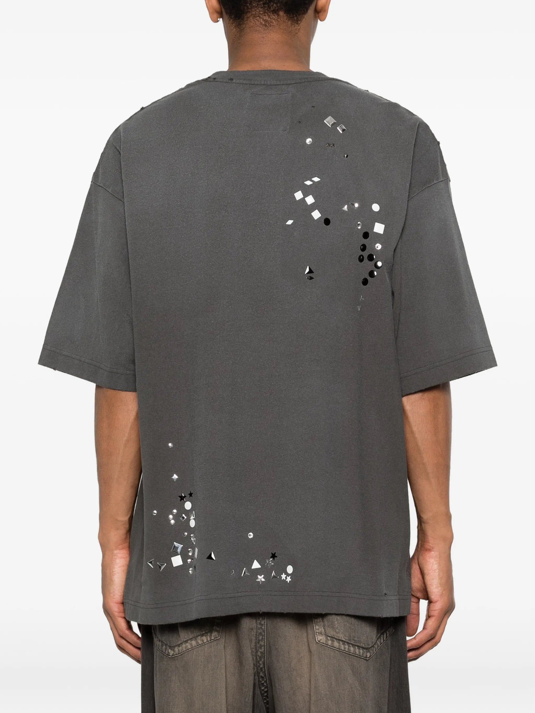 sticker-embellished T-shirt