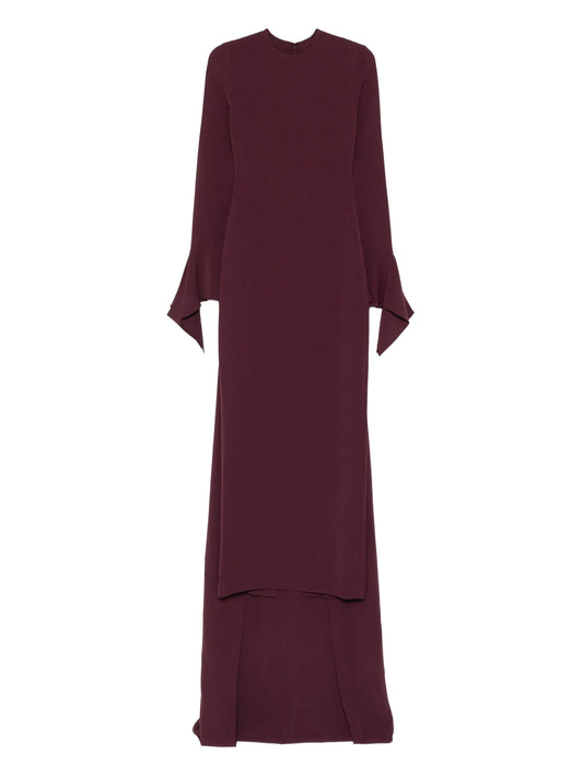 The Blake flared-sleeve maxi dress