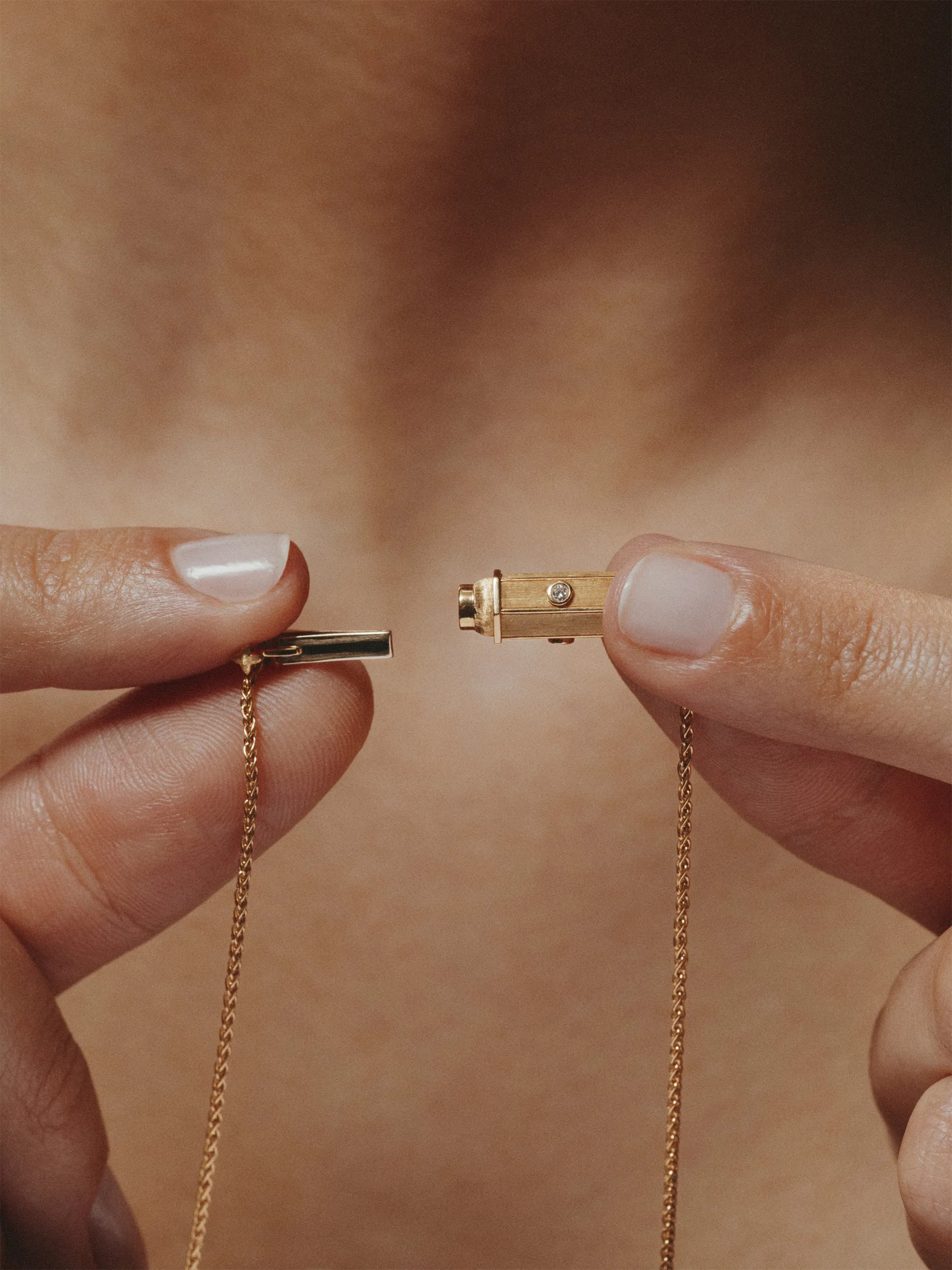 Micro Coco diamond necklace