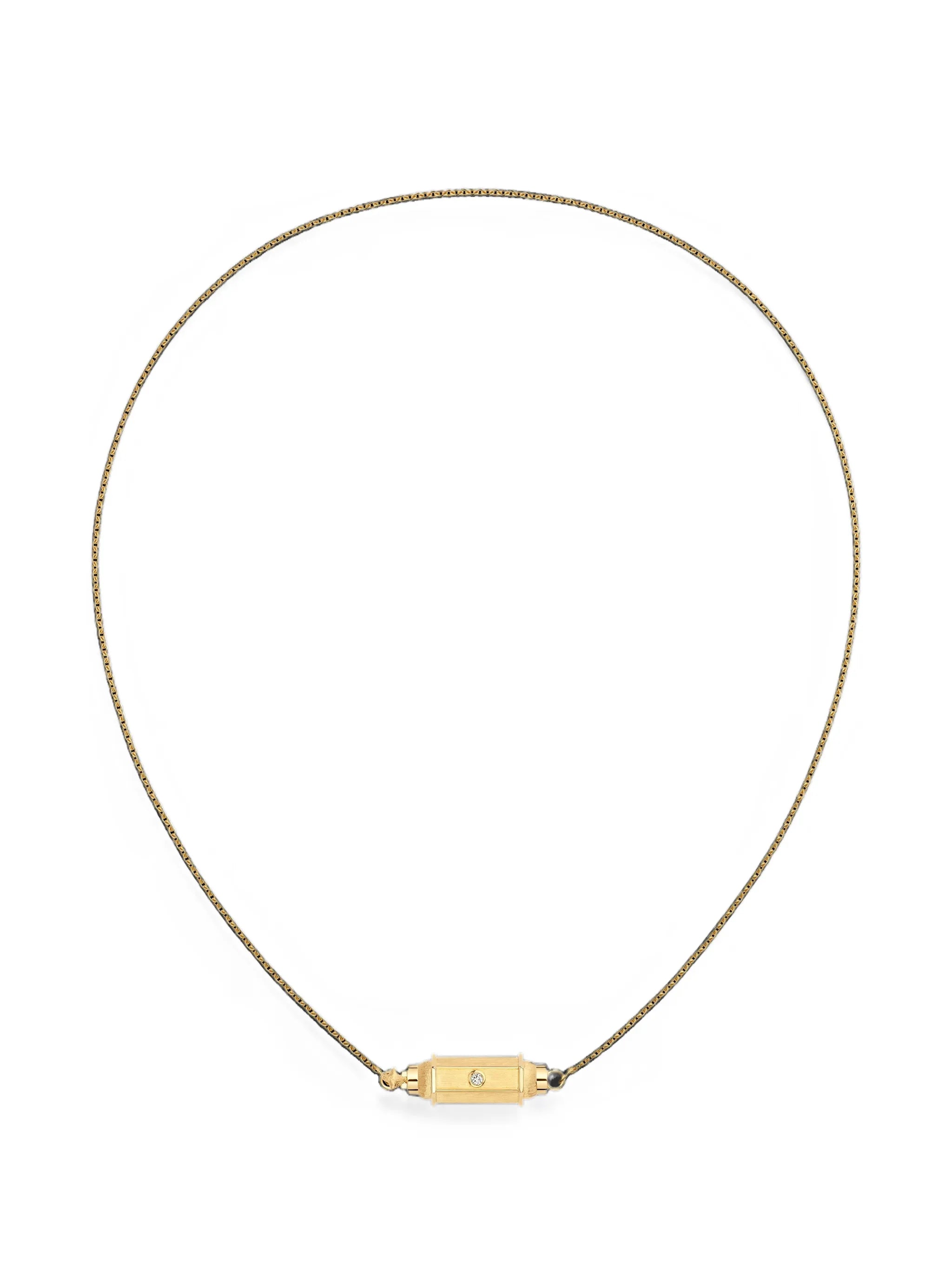 Micro Coco diamond necklace