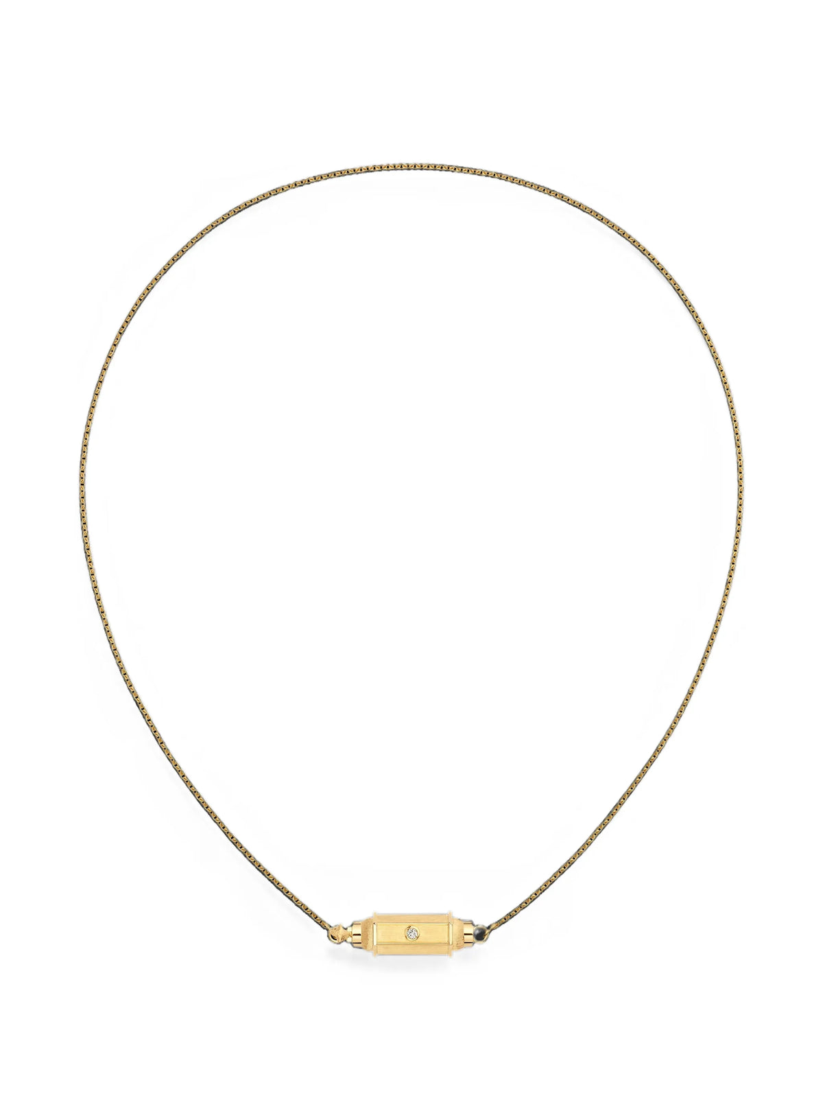 Micro Coco diamond necklace
