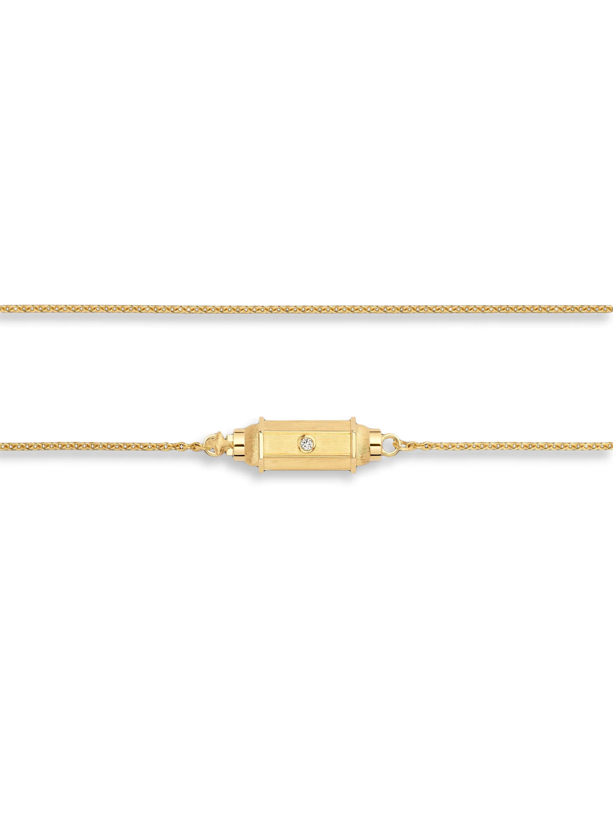 Micro Coco diamond necklace