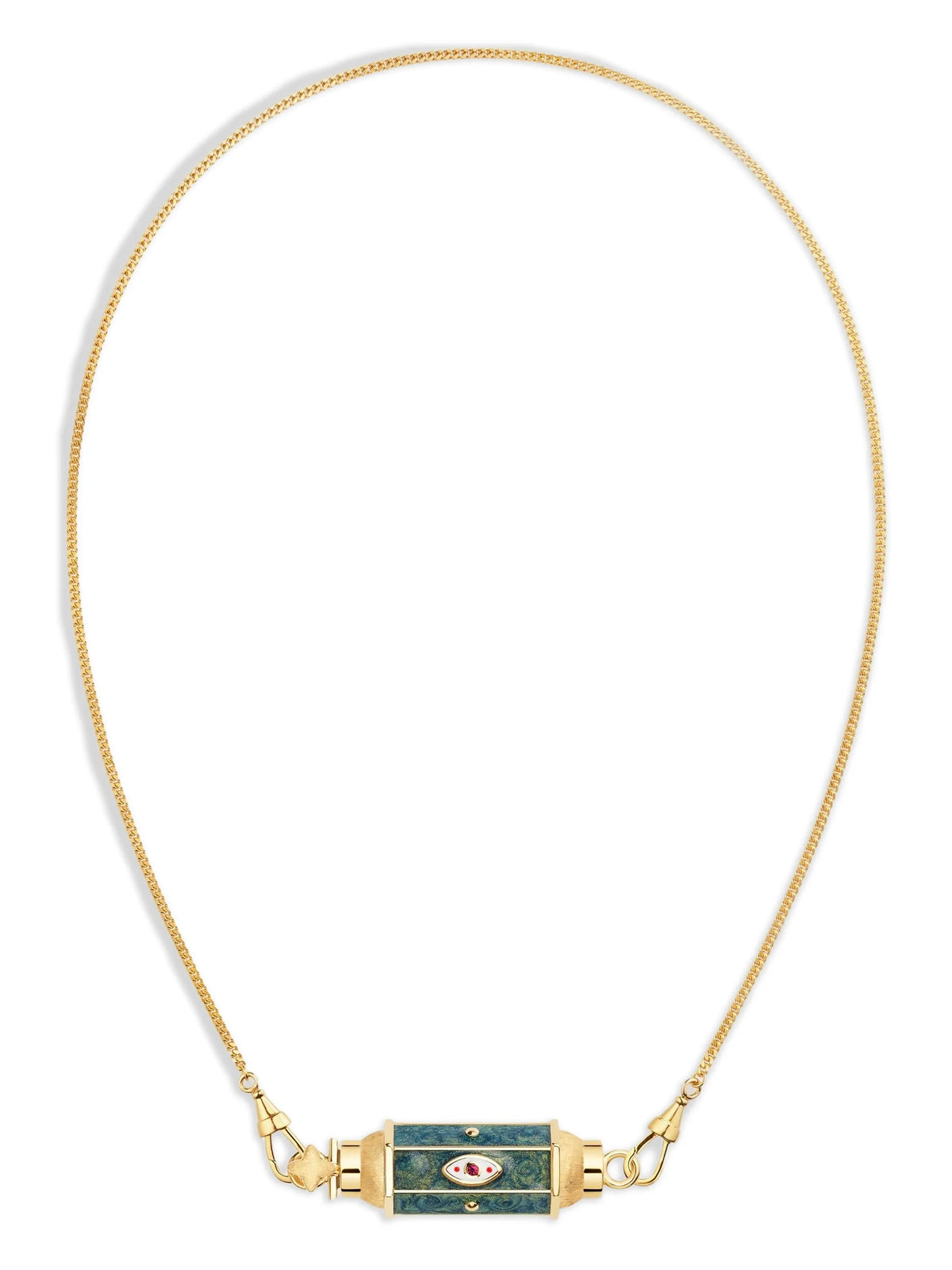 18CT yellow gold Evil Eye necklace