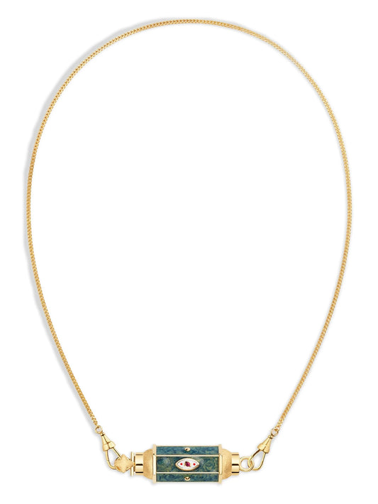 18K yellow gold Evil Eye necklace