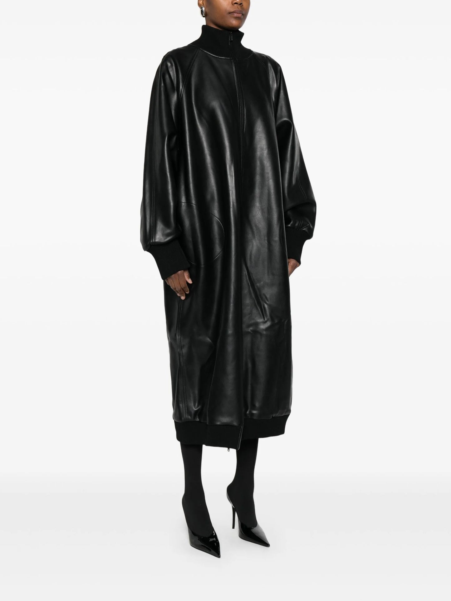 zip-up oversized jacket