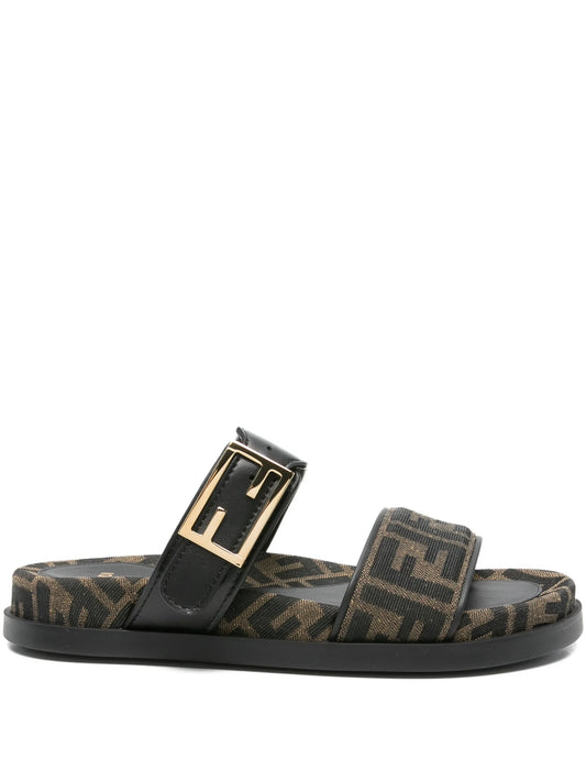 Feel FF-logo buckle sandals