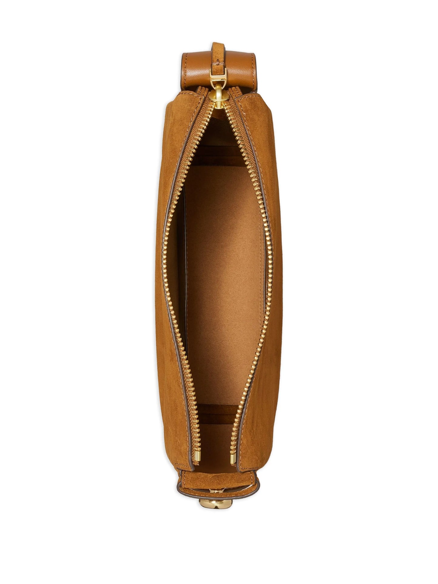 Romy suede shoulder bag