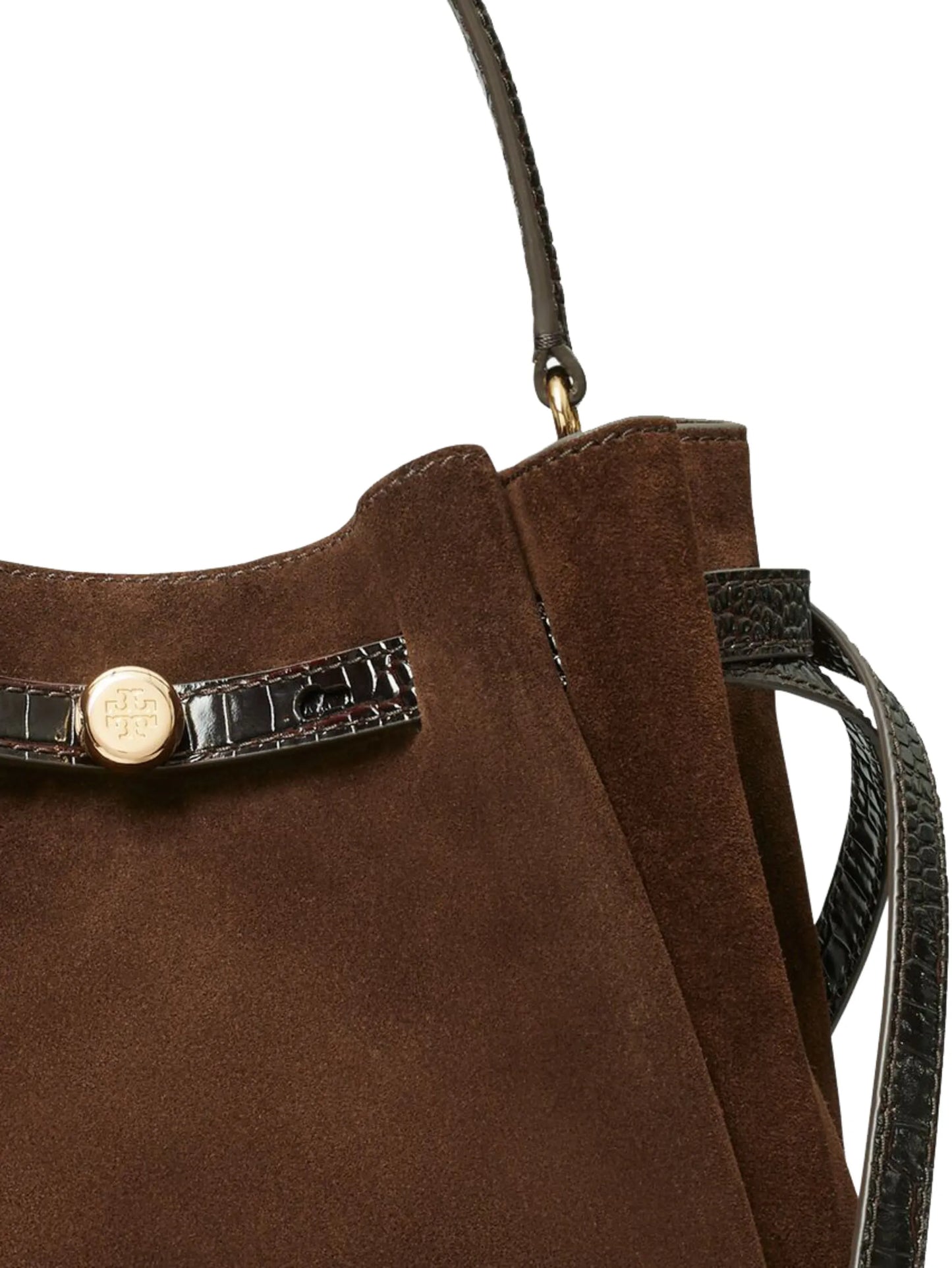 Romy suede bucket bag