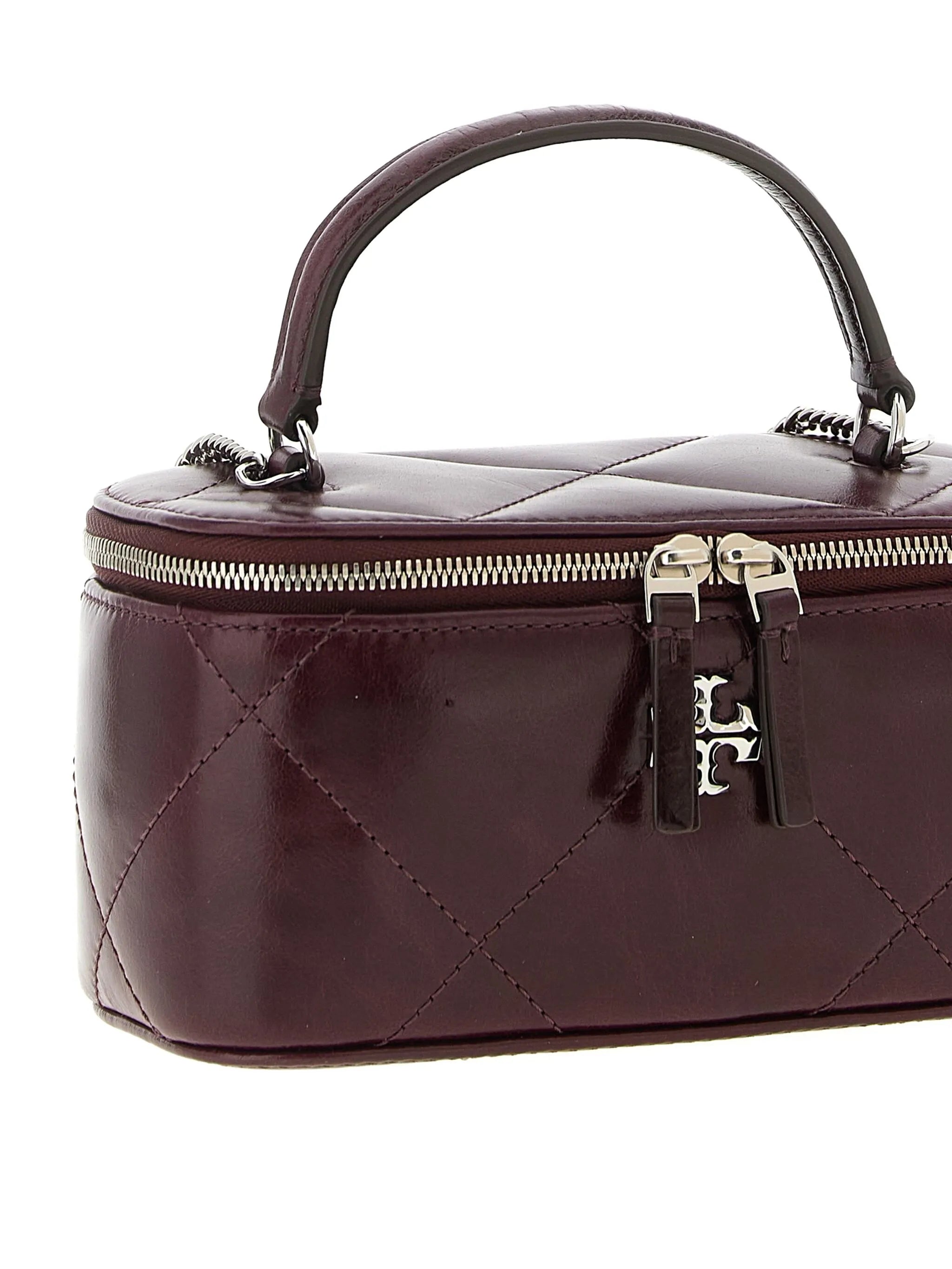 Kira quilted top-handle mini bag