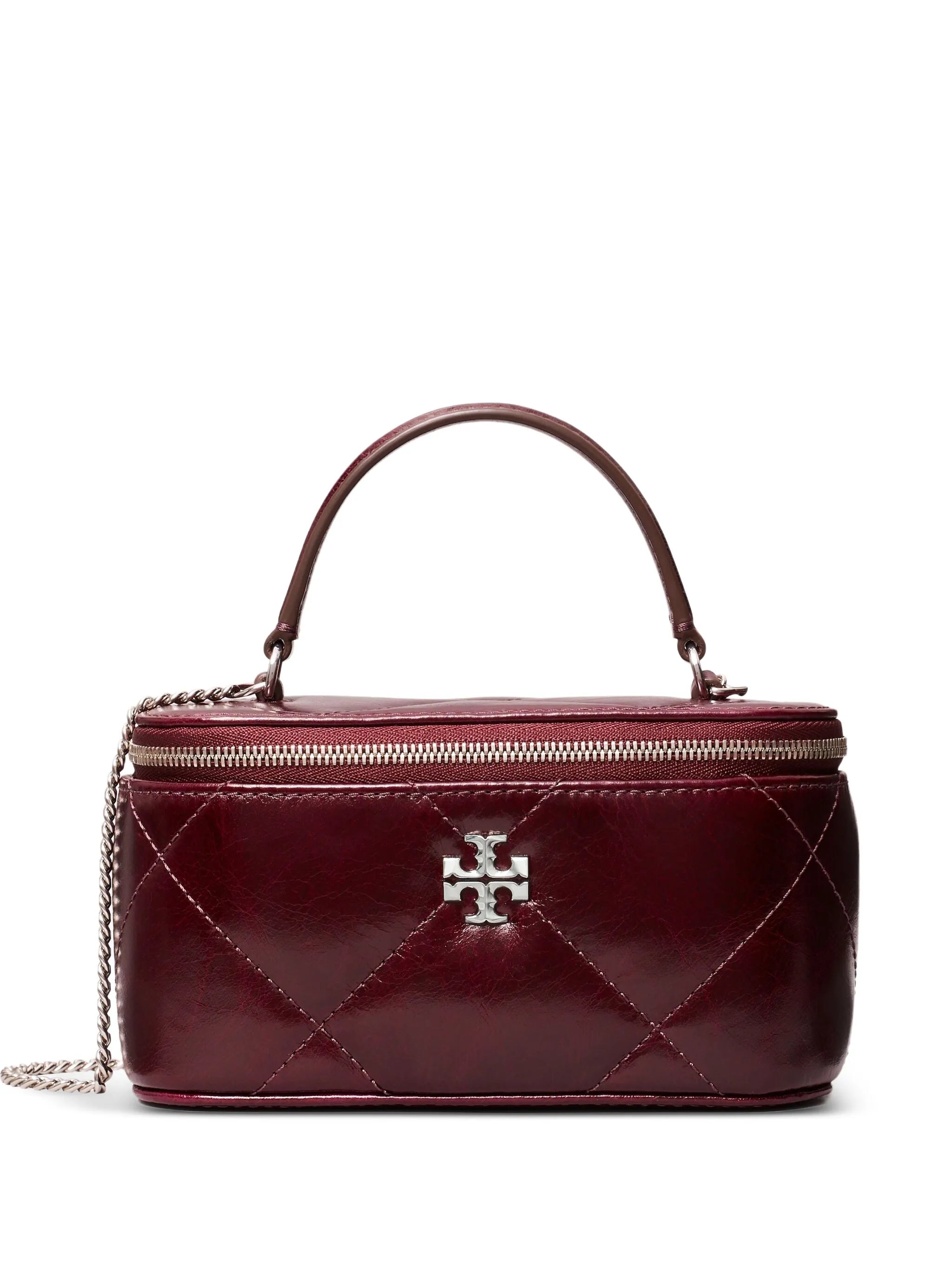 Kira quilted top-handle mini bag