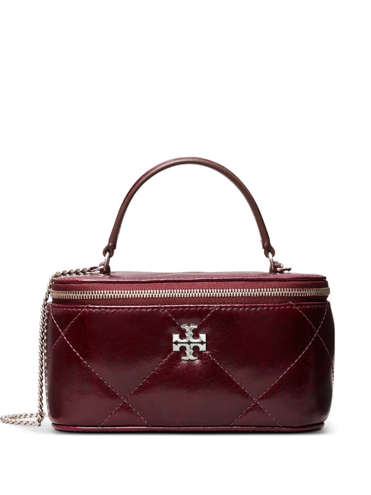 Kira quilted top-handle mini bag