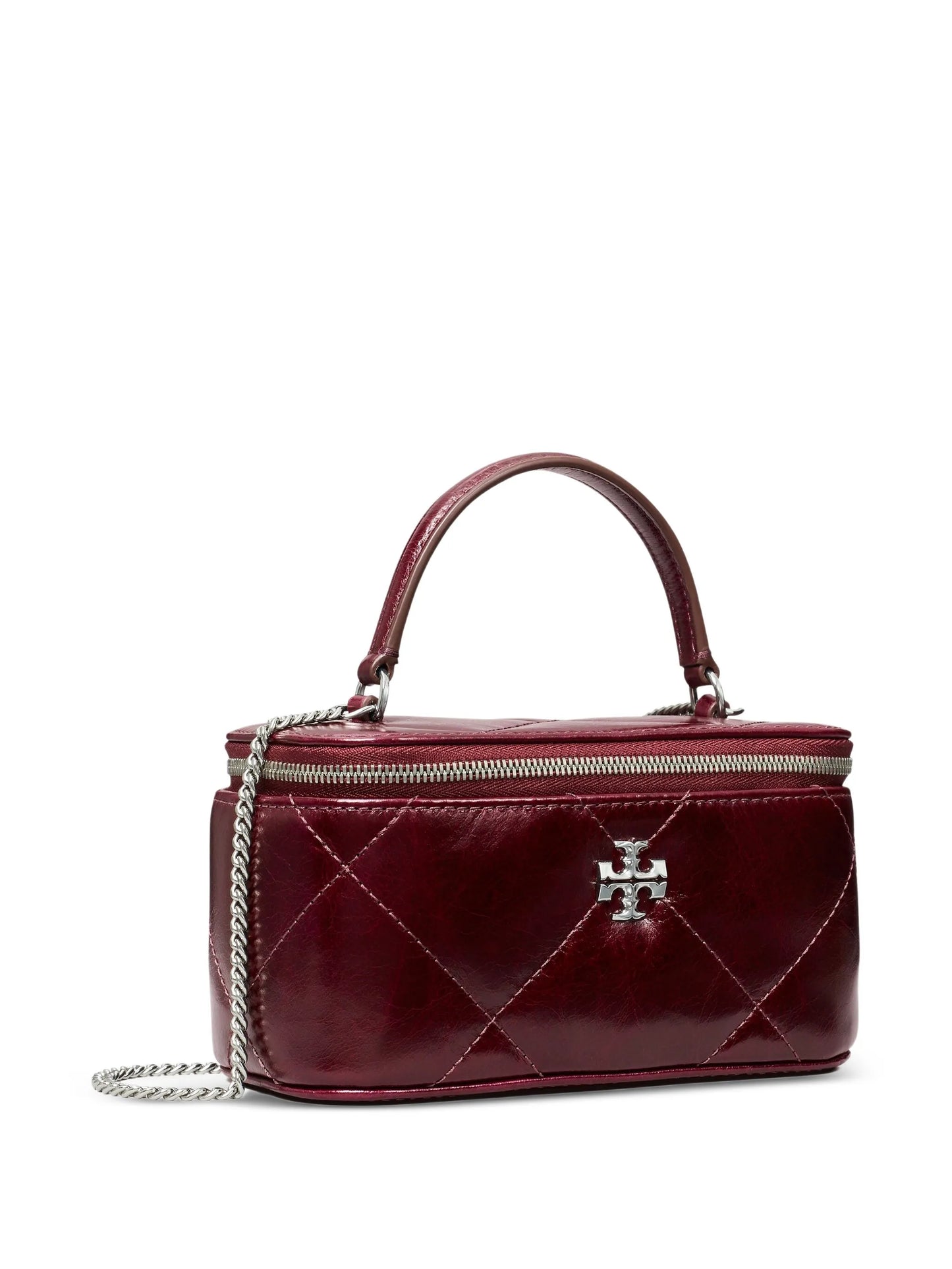 Kira quilted top-handle mini bag