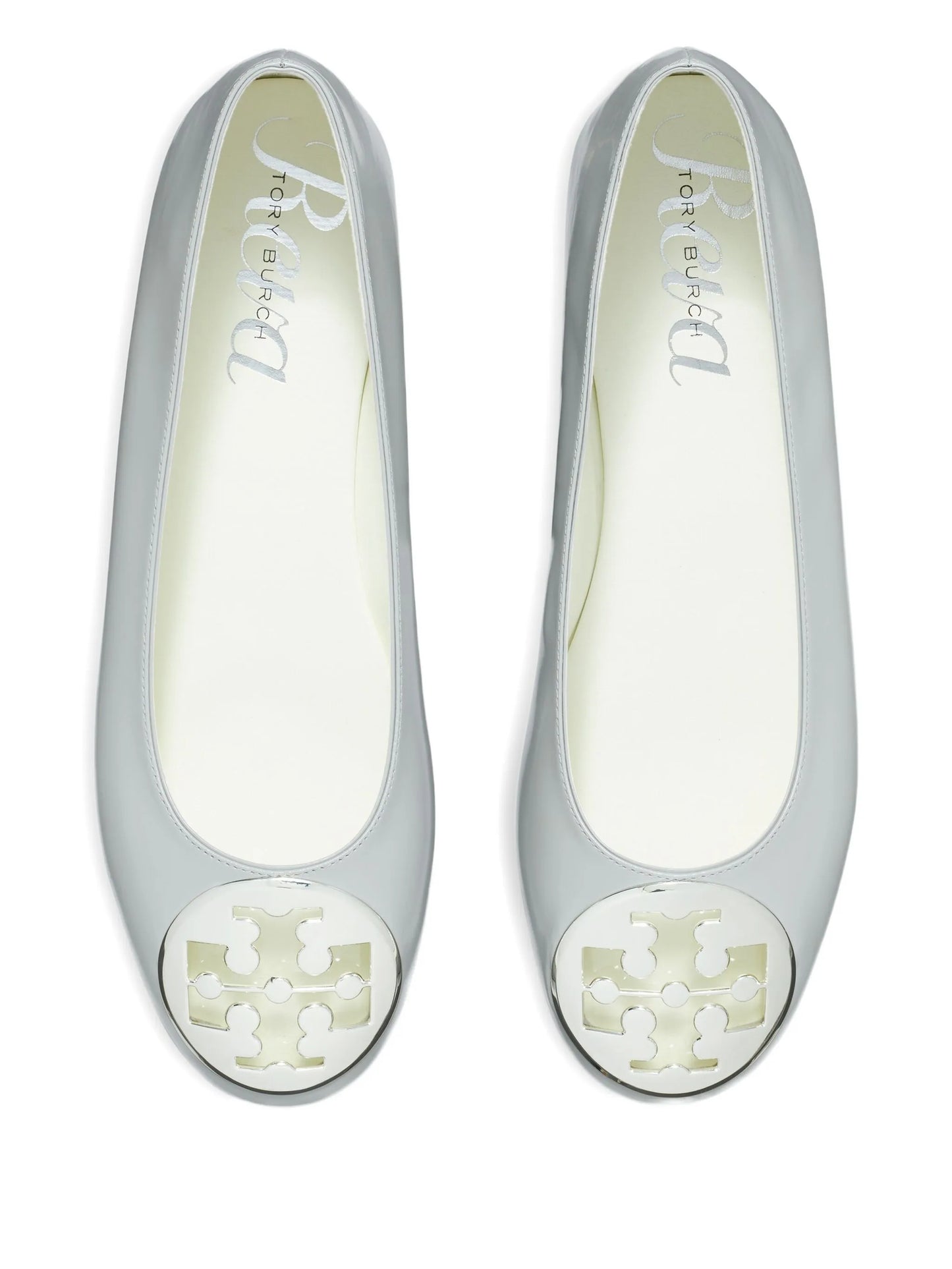 Reva logo-plaque ballet flats