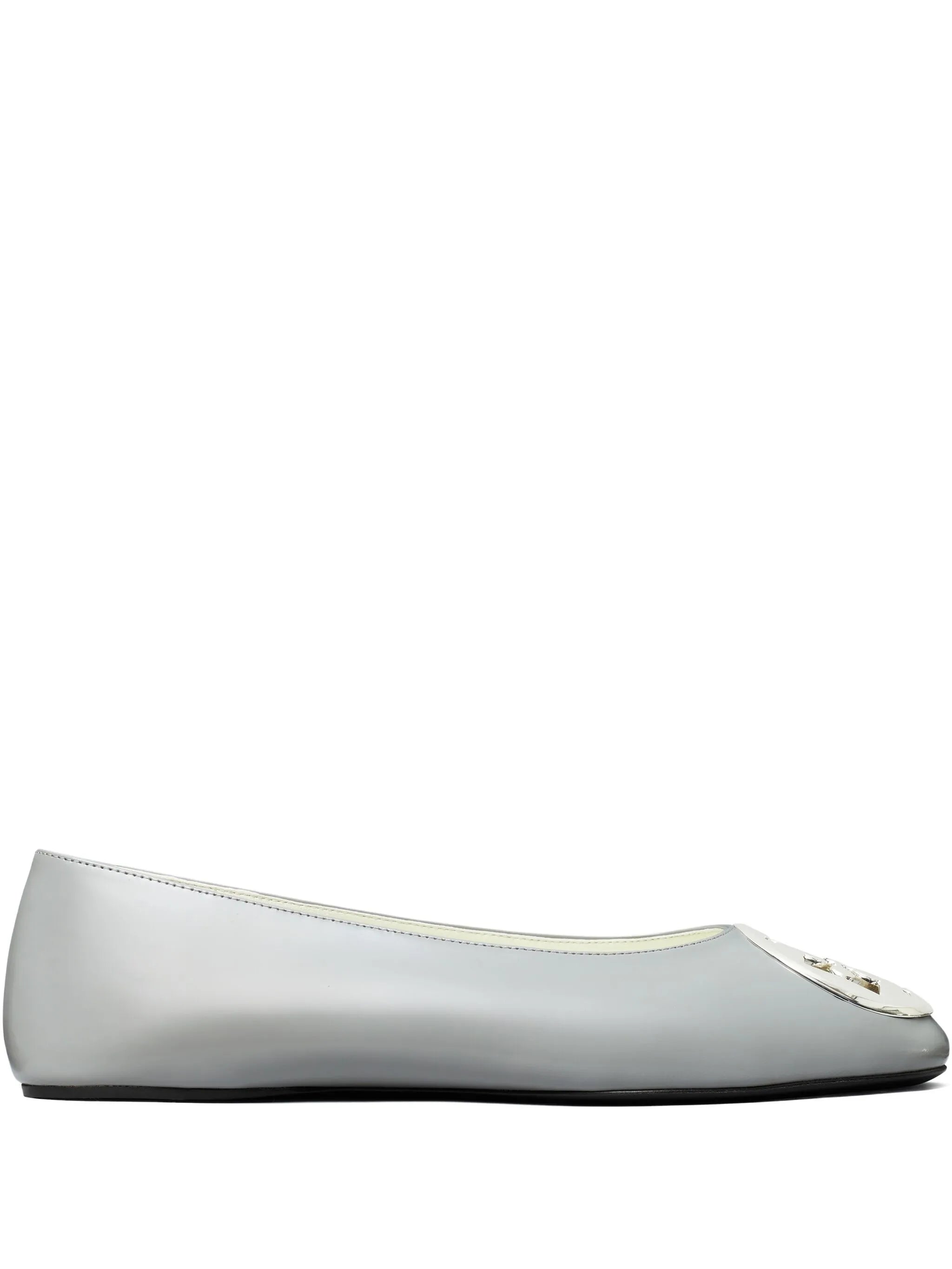 Reva logo-plaque ballet flats