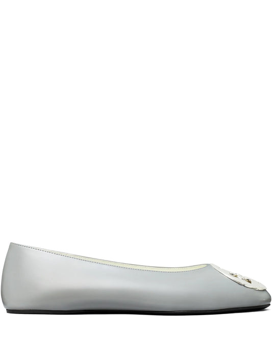 Reva logo-plaque ballet flats