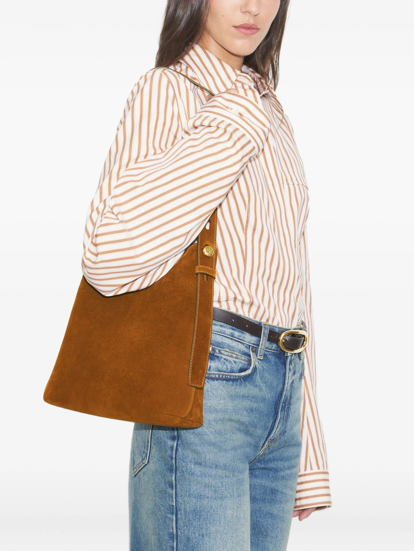small Romy suede tote bag